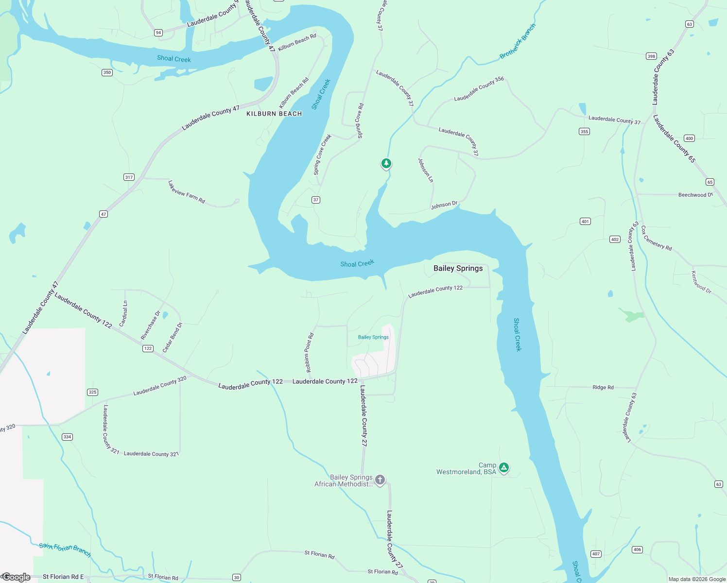 map of restaurants, bars, coffee shops, grocery stores, and more near 100 Cliff Point Drive in Florence