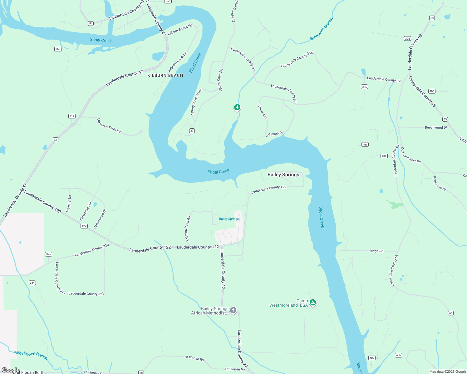 map of restaurants, bars, coffee shops, grocery stores, and more near 504 Shoals Creek Road in Florence