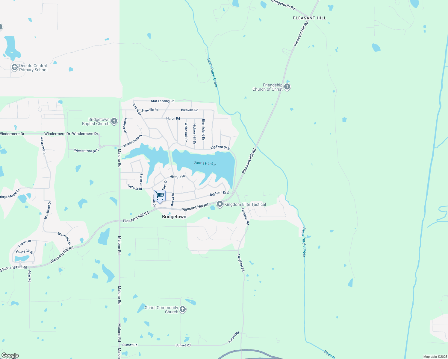 map of restaurants, bars, coffee shops, grocery stores, and more near 4836 Victoria Drive in DeSoto County