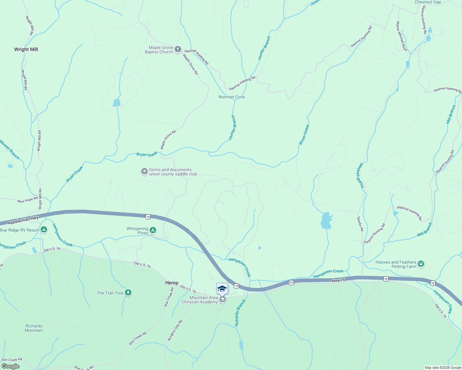 map of restaurants, bars, coffee shops, grocery stores, and more near in Hemp