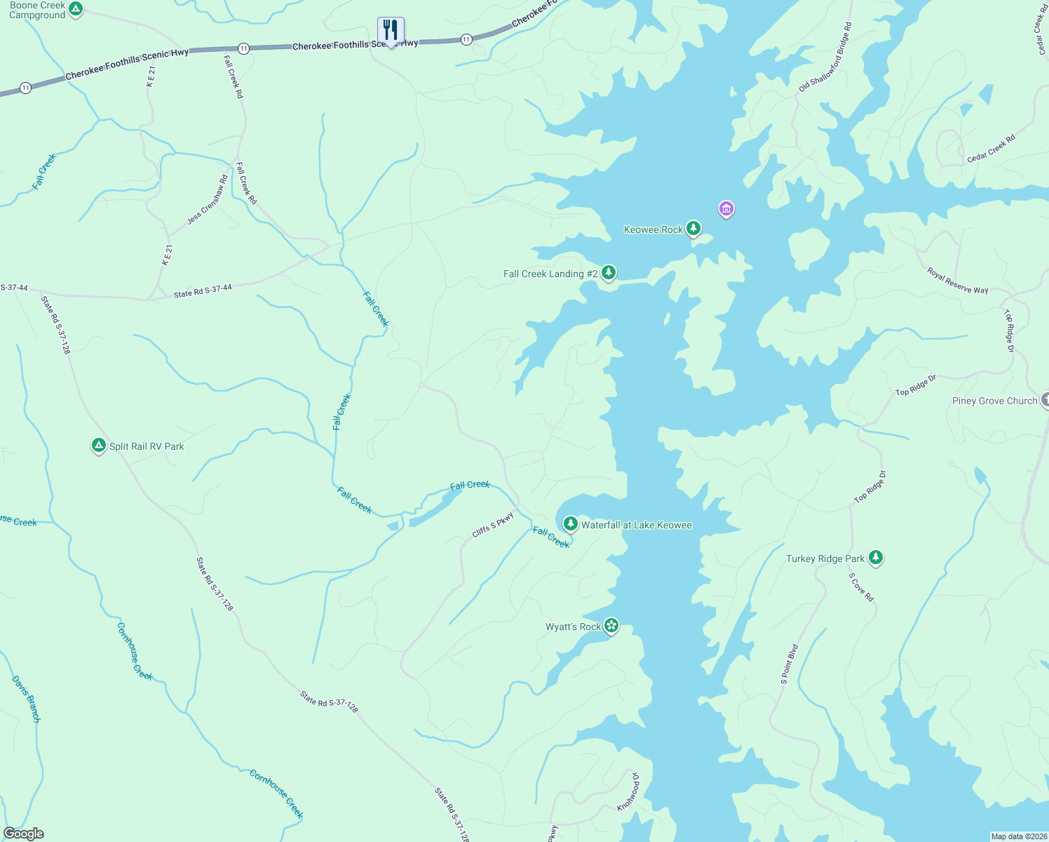 map of restaurants, bars, coffee shops, grocery stores, and more near 415 Deerchase Court in Salem