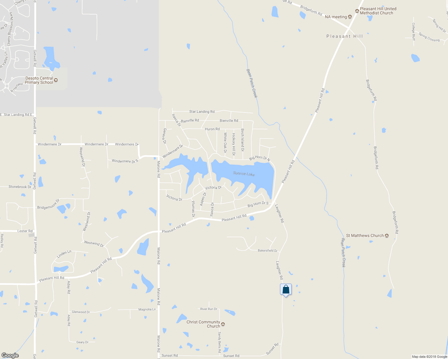 map of restaurants, bars, coffee shops, grocery stores, and more near 4506 Thun Cove in DeSoto County