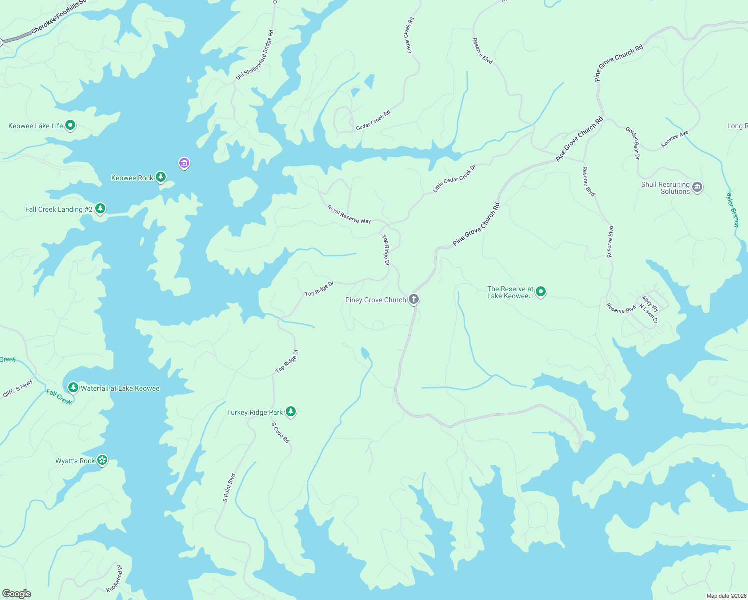 map of restaurants, bars, coffee shops, grocery stores, and more near 110 Park Fall Court in Sunset