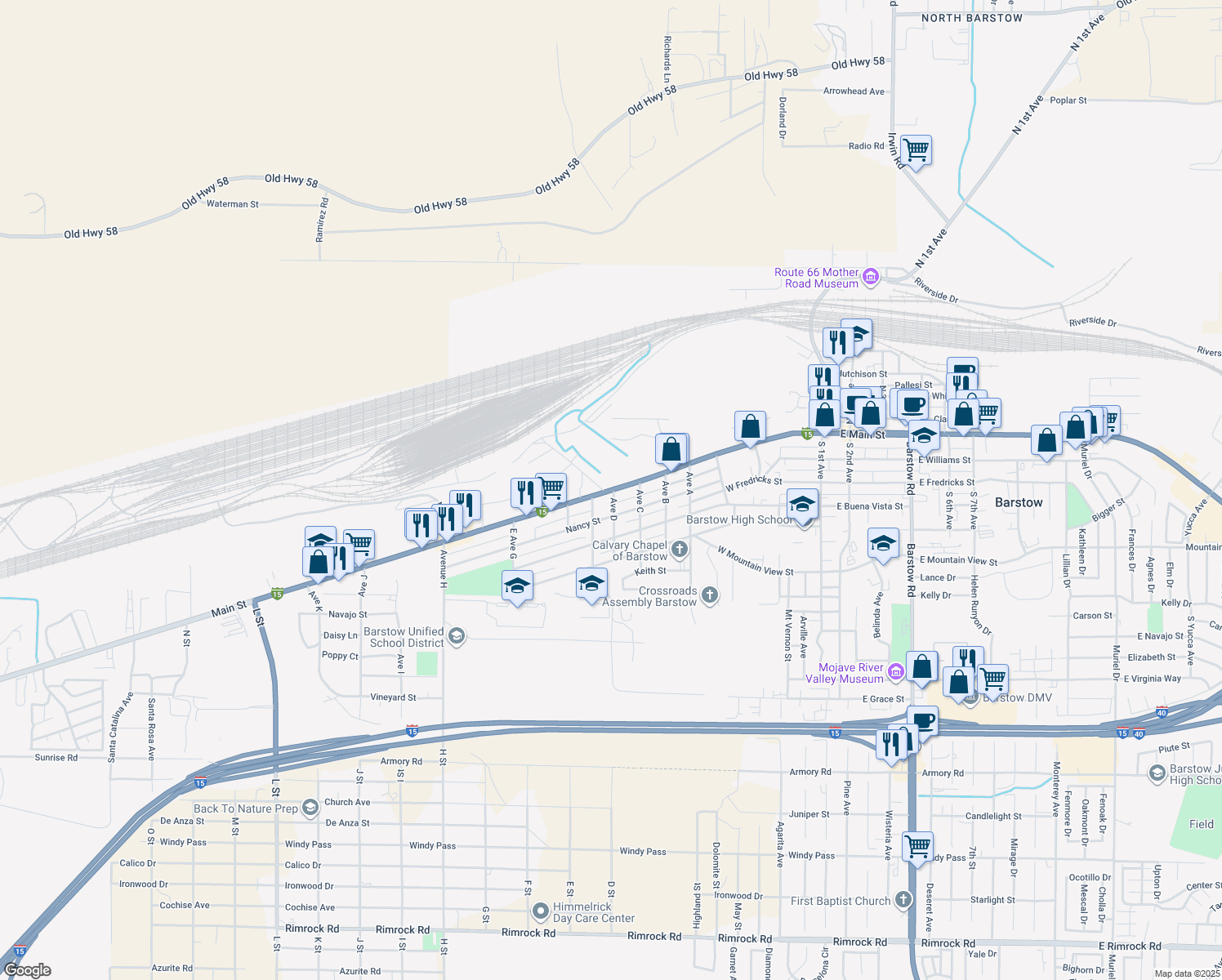 971 Main Street, Barstow CA Walk Score