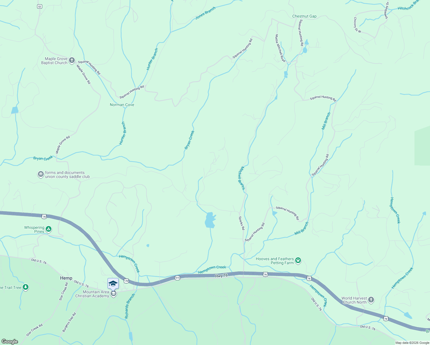 map of restaurants, bars, coffee shops, grocery stores, and more near 84 Victory Ridge Road in Morganton