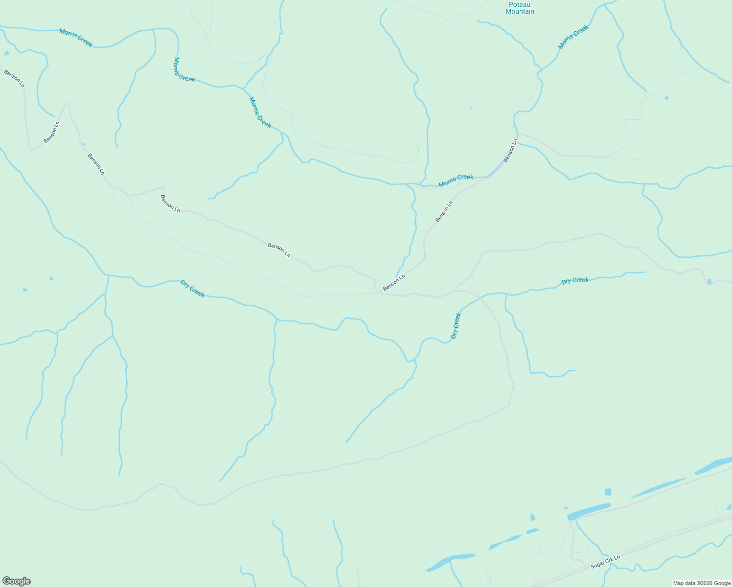 map of restaurants, bars, coffee shops, grocery stores, and more near 15741 Benson Lane in Le Flore County