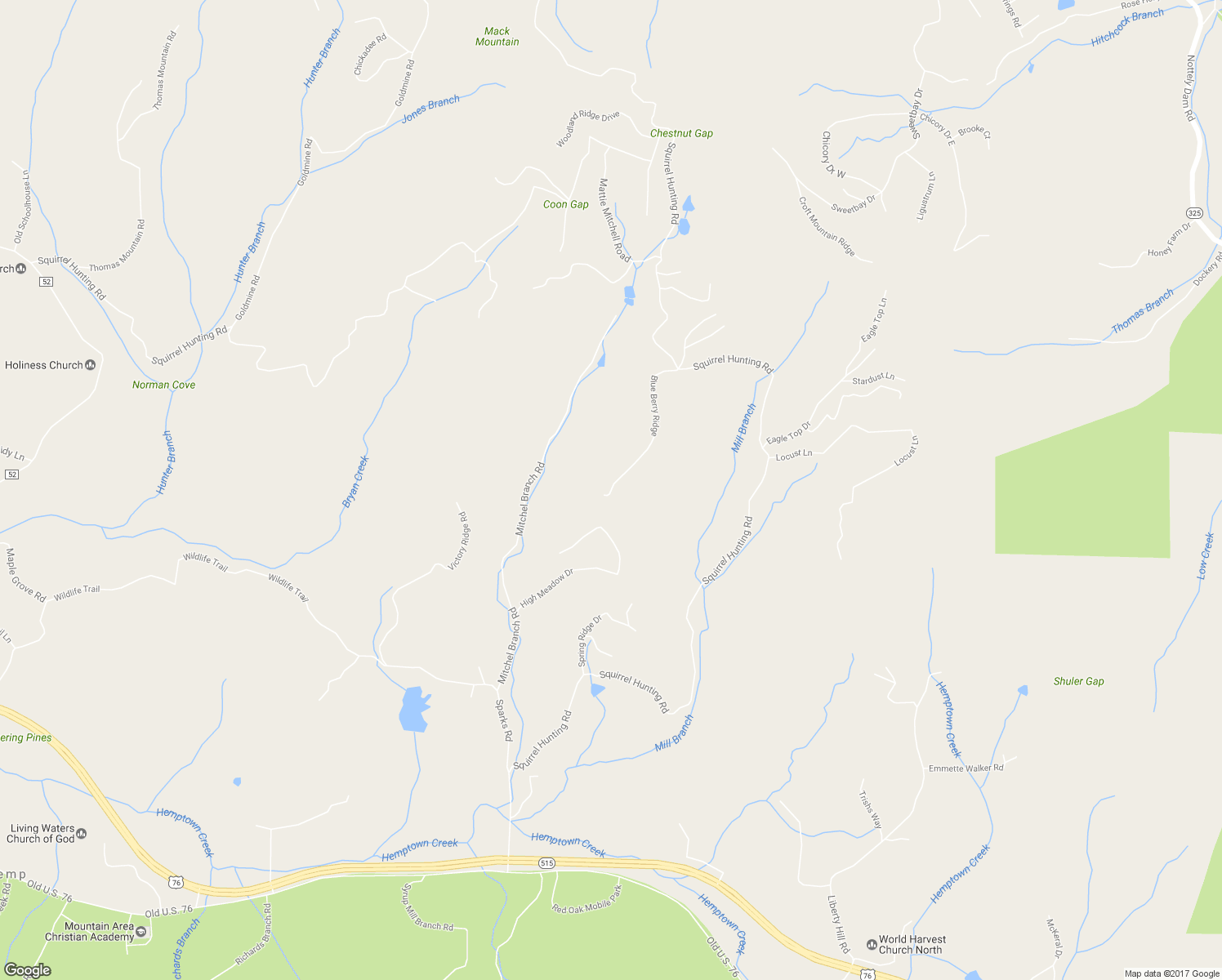 map of restaurants, bars, coffee shops, grocery stores, and more near 410 Blue Berry Ridge in Morganton