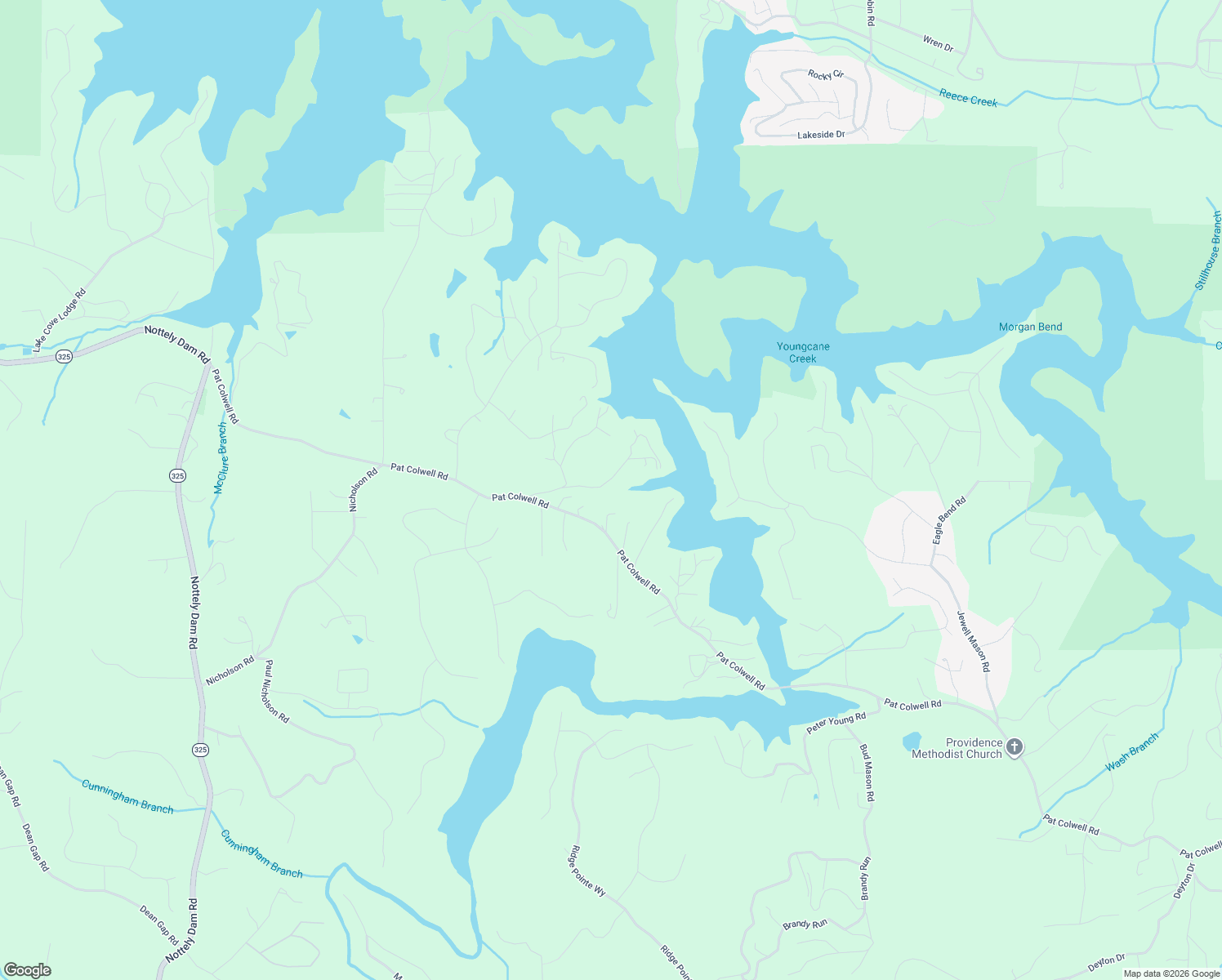 map of restaurants, bars, coffee shops, grocery stores, and more near 228 Paradise Lane in Blairsville