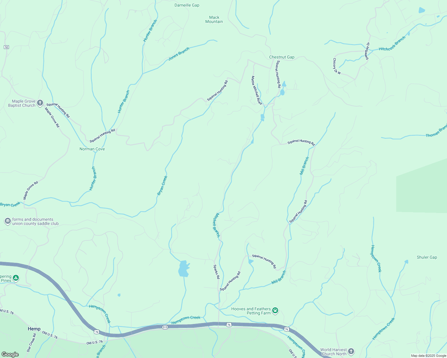 map of restaurants, bars, coffee shops, grocery stores, and more near 704 Mitchel Branch Road in Morganton