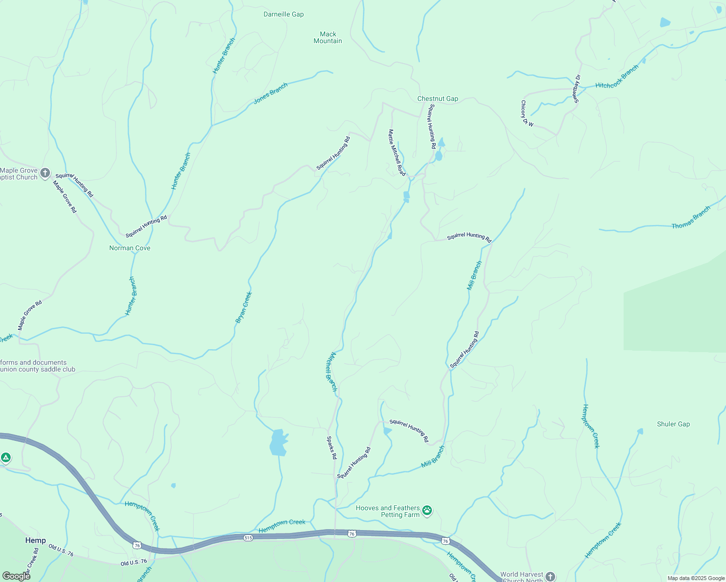 map of restaurants, bars, coffee shops, grocery stores, and more near 704 Mitchel Branch Road in Morganton
