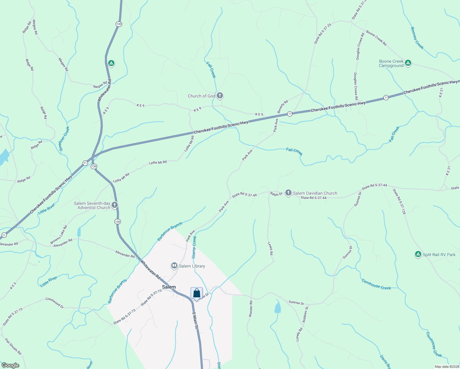 map of restaurants, bars, coffee shops, grocery stores, and more near 510 Olivia Sylvia Lane in Salem