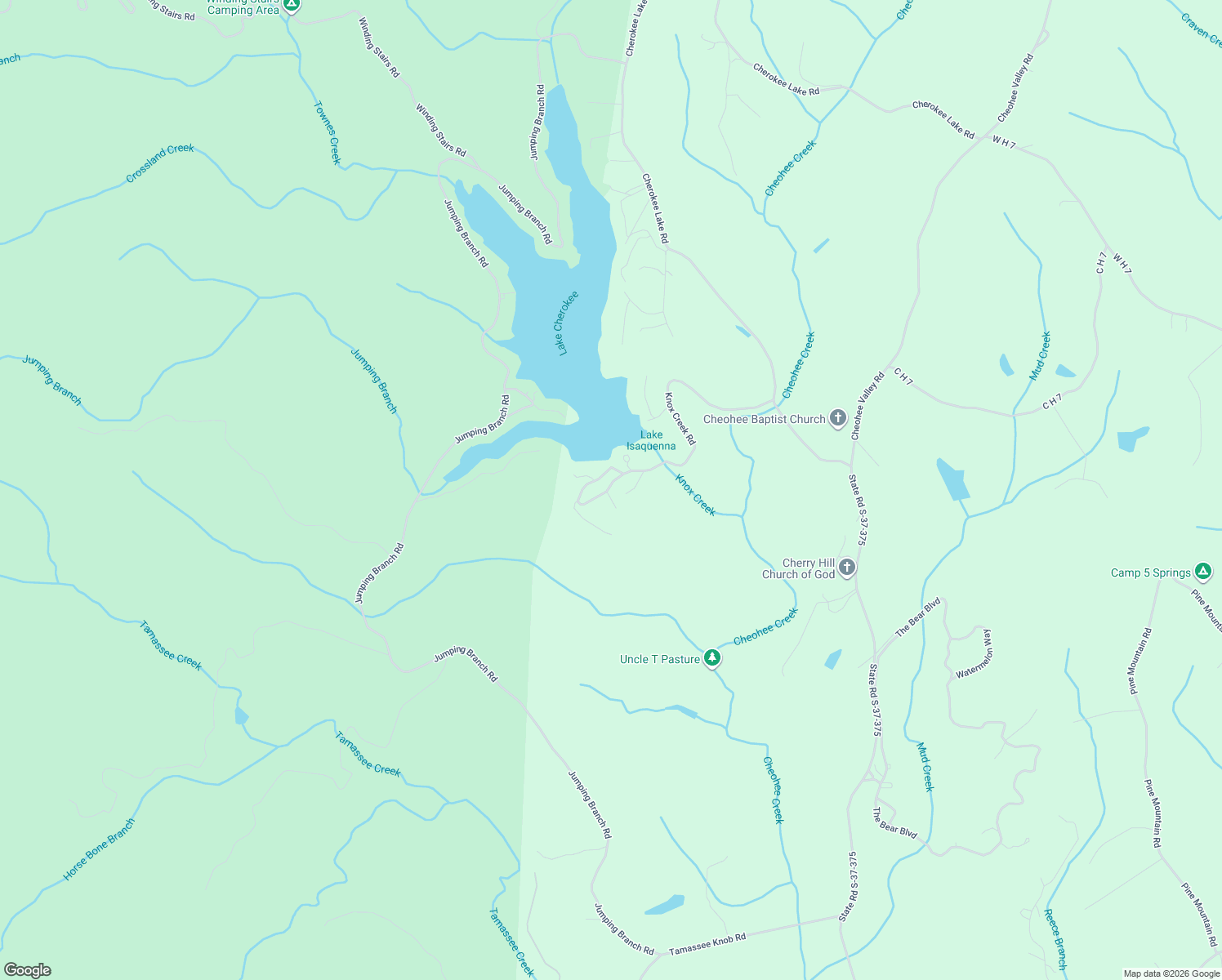 map of restaurants, bars, coffee shops, grocery stores, and more near 328 Knox Creek Road in Seneca
