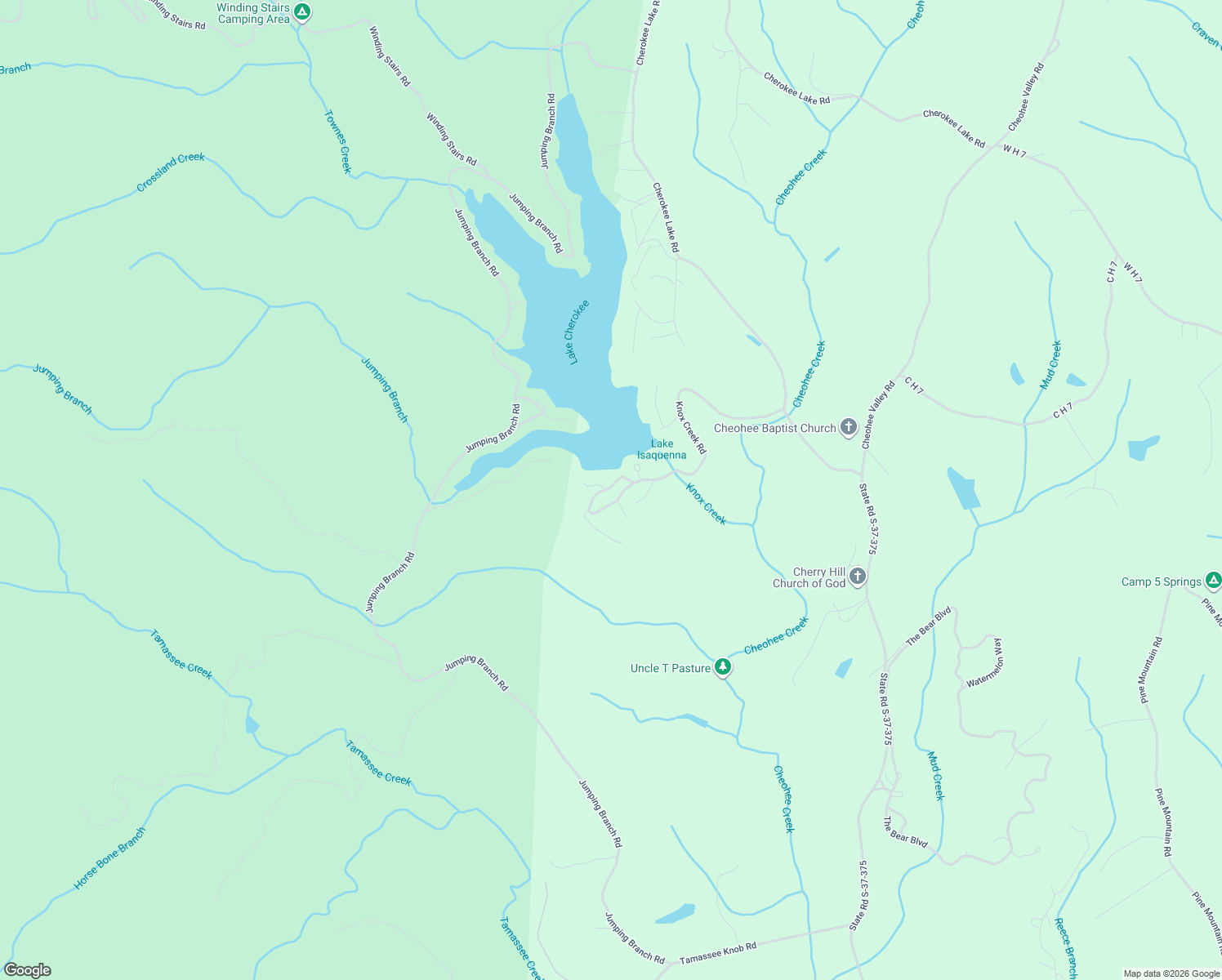 map of restaurants, bars, coffee shops, grocery stores, and more near 328 Knox Creek Road in Seneca