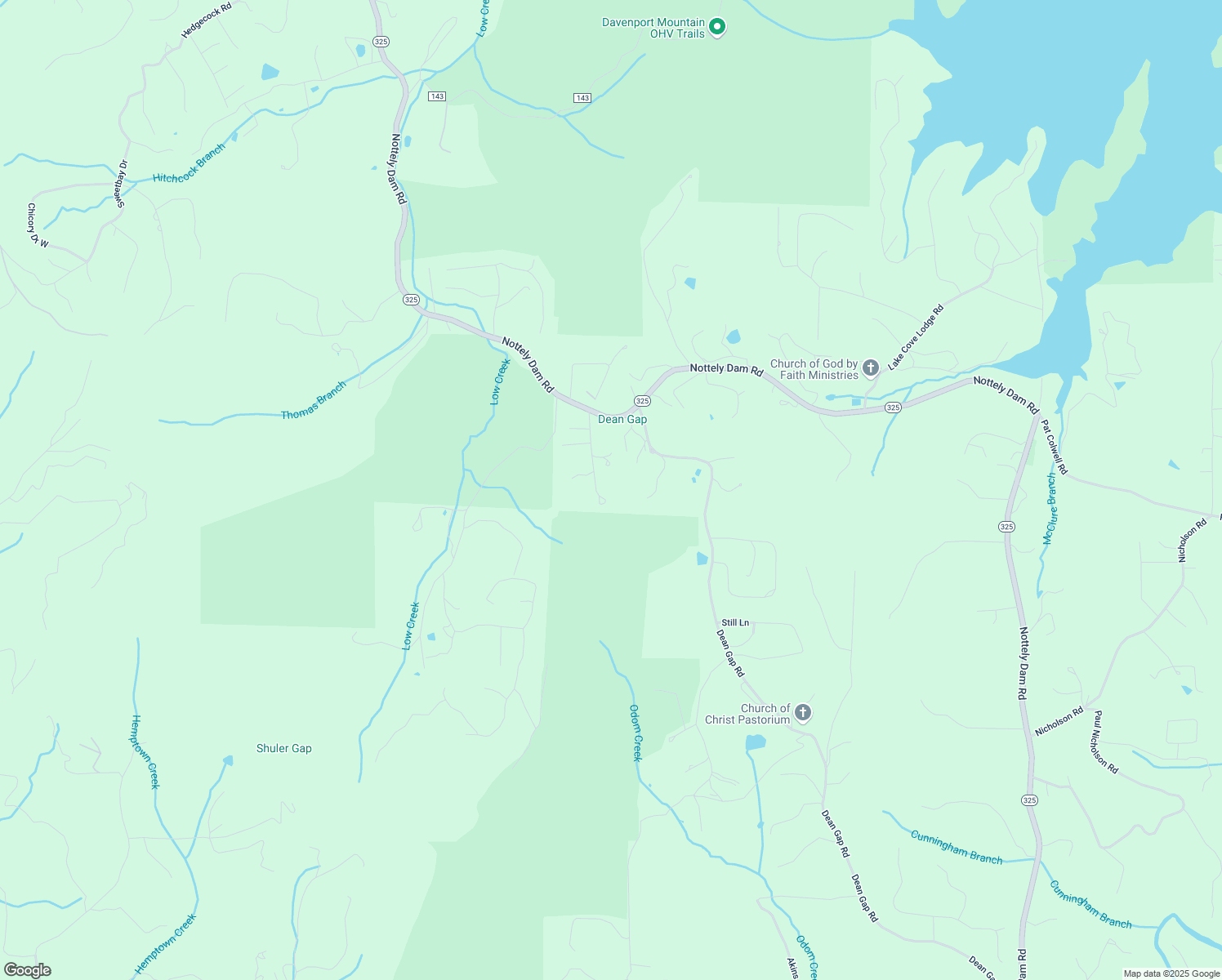 map of restaurants, bars, coffee shops, grocery stores, and more near 241 Mountain Woods Road in Blairsville