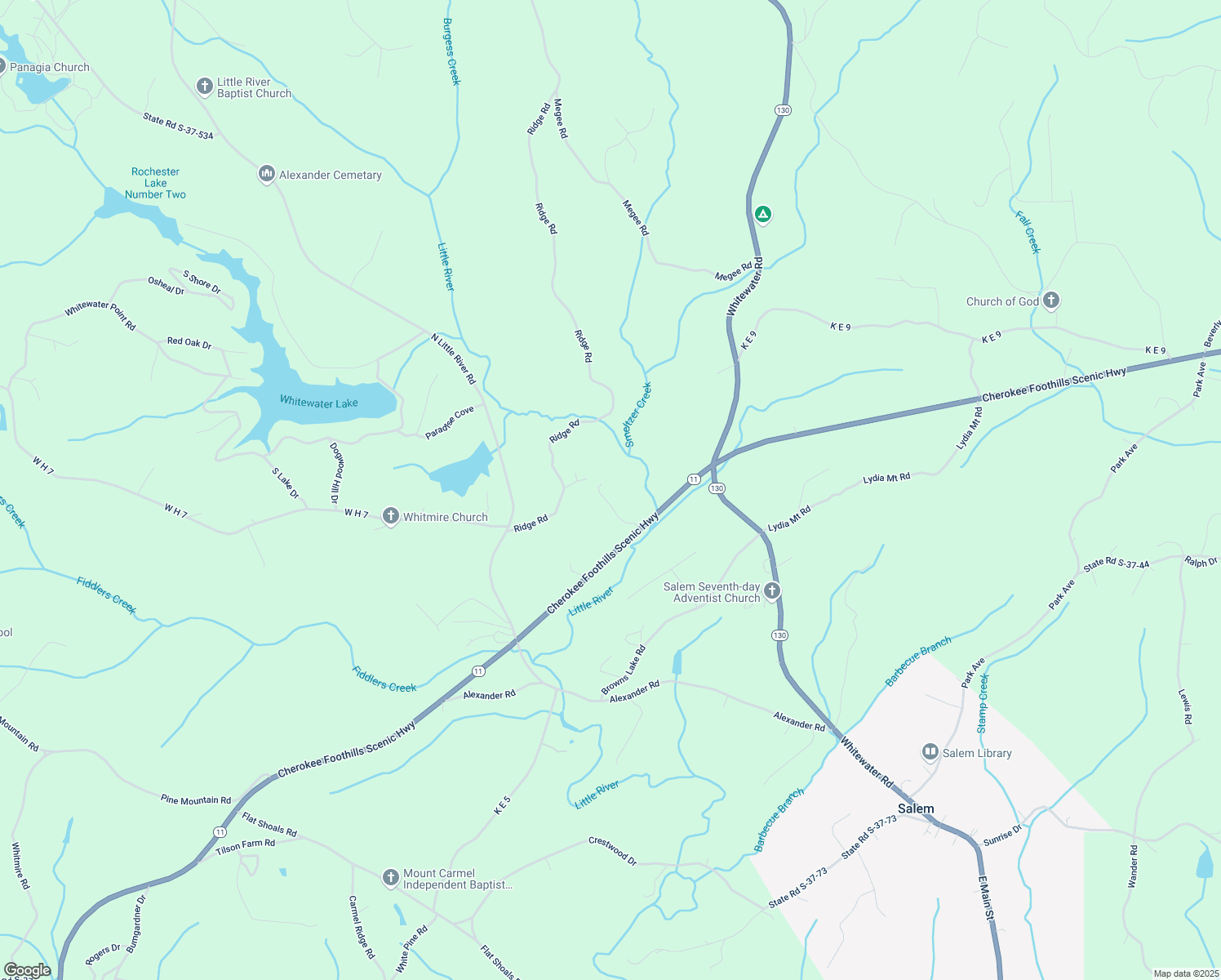 map of restaurants, bars, coffee shops, grocery stores, and more near 188 Roach Drive in Salem