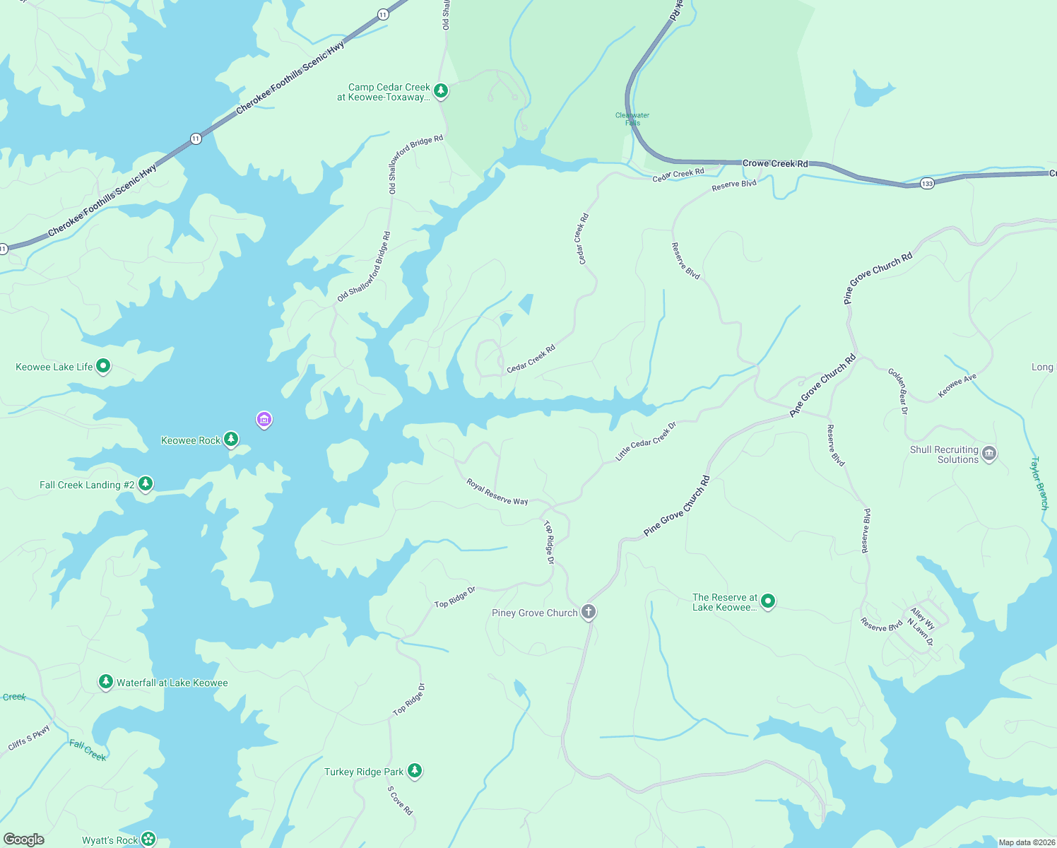 map of restaurants, bars, coffee shops, grocery stores, and more near 127 Crosswind Court in Sunset