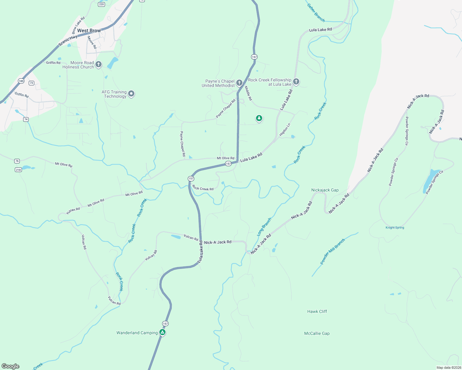 map of restaurants, bars, coffee shops, grocery stores, and more near 319 Quail Lane in Lookout Mountain