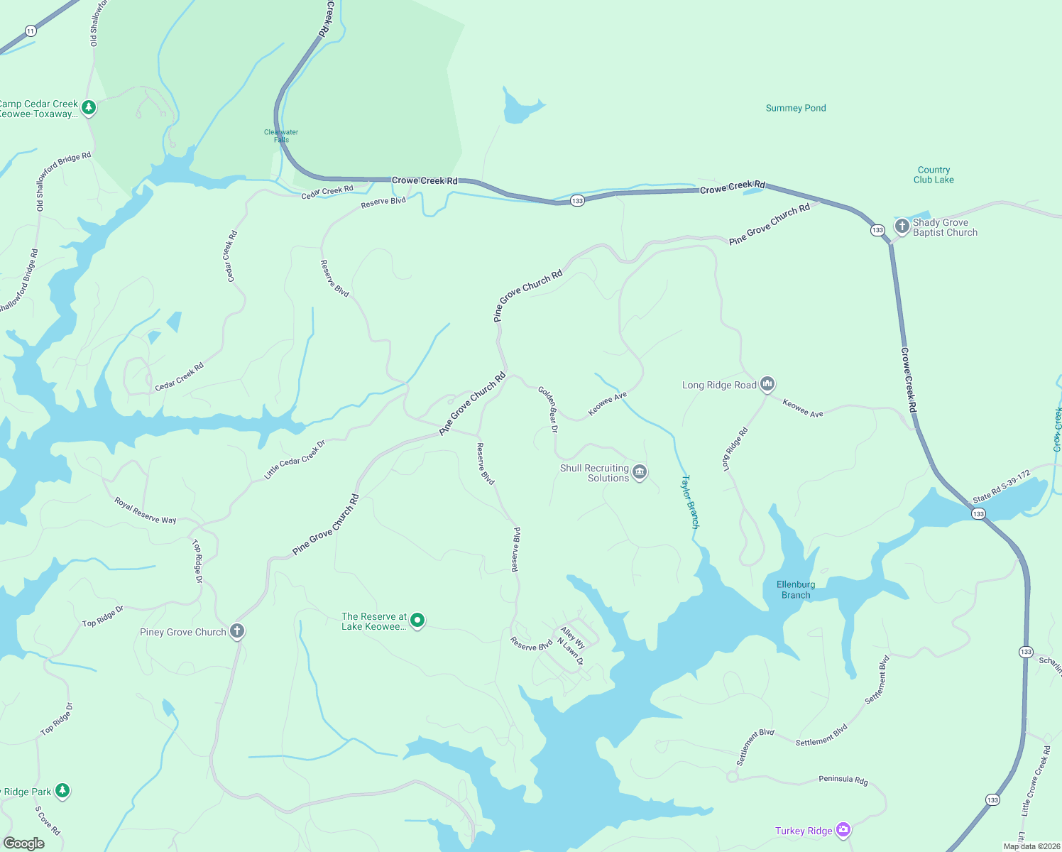 map of restaurants, bars, coffee shops, grocery stores, and more near 106 Muirfield Court in Sunset