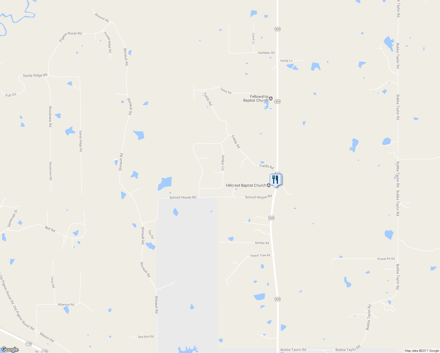 map of restaurants, bars, coffee shops, grocery stores, and more near 11 Starwood Cove in Byhalia