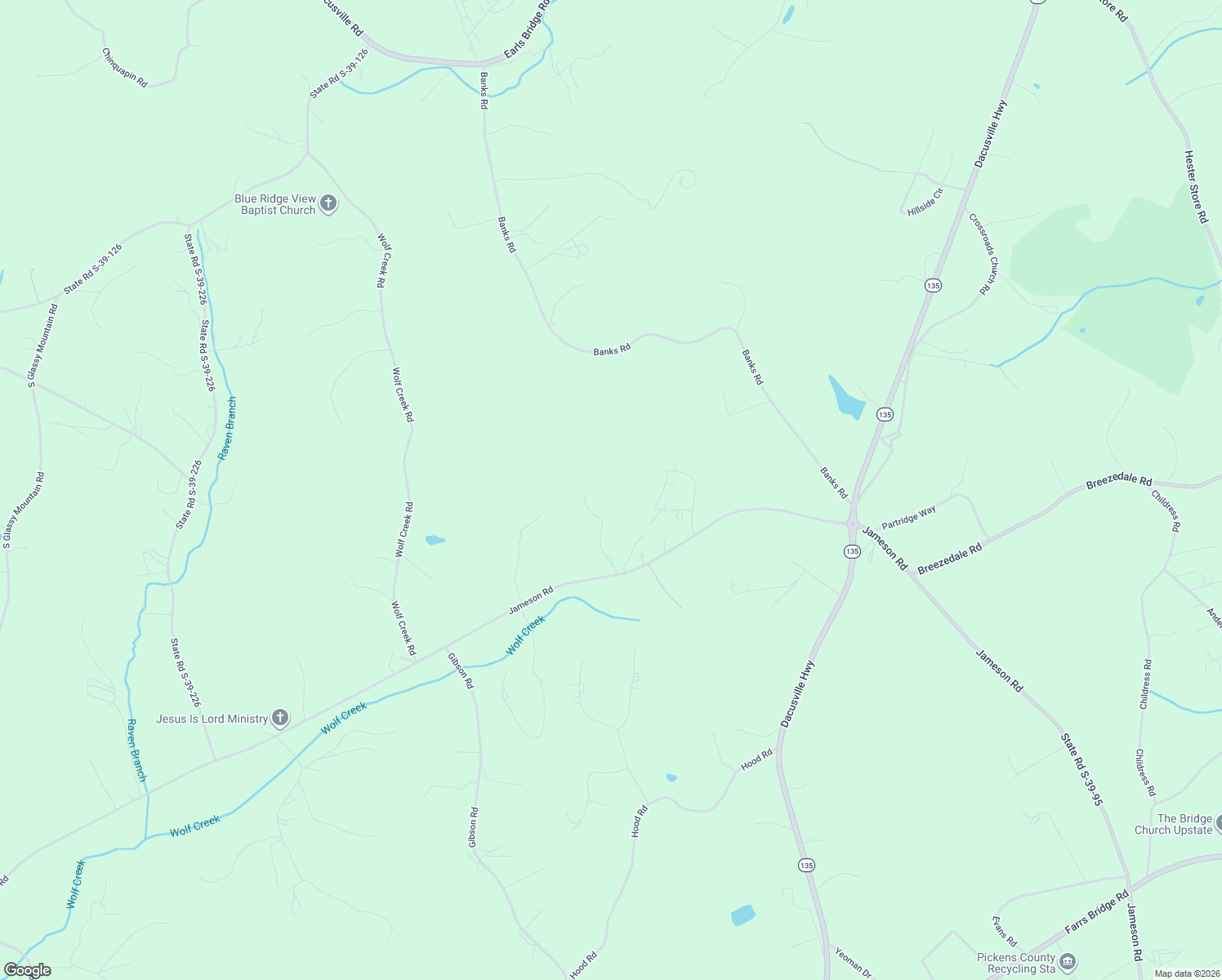 map of restaurants, bars, coffee shops, grocery stores, and more near 1804 Jameson Road in Easley