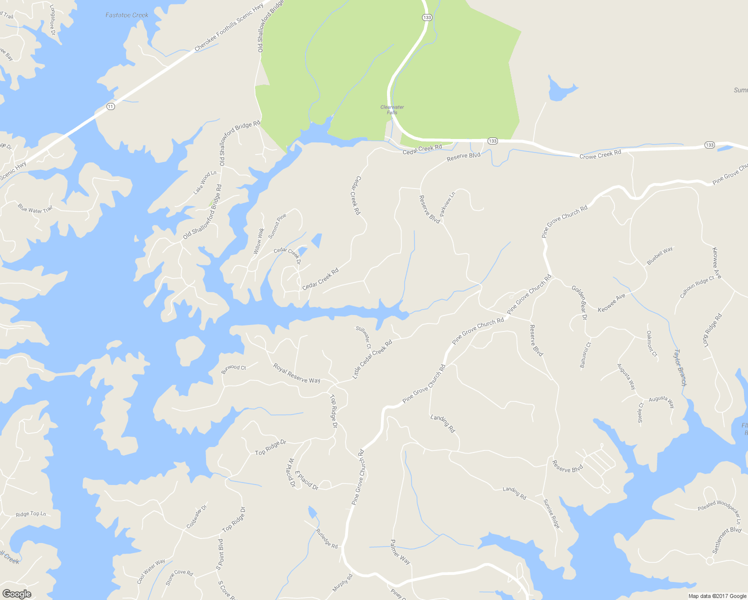 map of restaurants, bars, coffee shops, grocery stores, and more near 9 Bear Creek Valley Court in Sunset