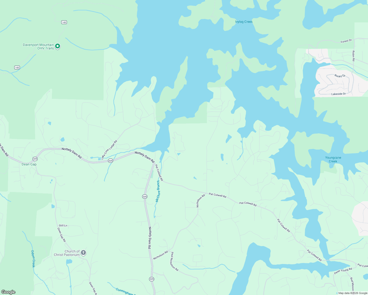 map of restaurants, bars, coffee shops, grocery stores, and more near 479 Fleenor Road in Blairsville