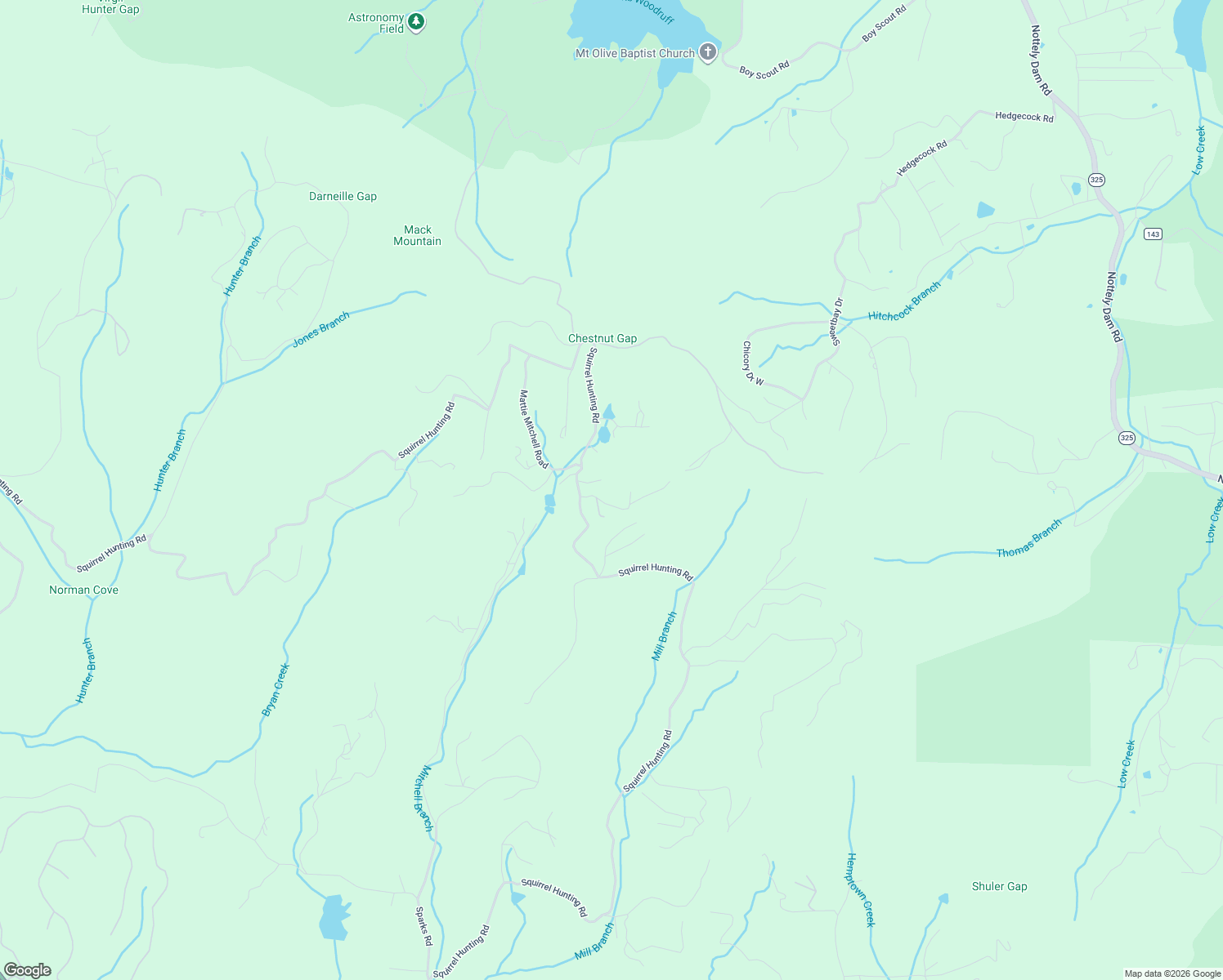 map of restaurants, bars, coffee shops, grocery stores, and more near 145 Rabbit Ridge Run in Morganton