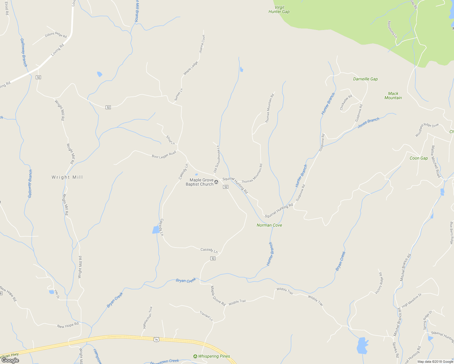 map of restaurants, bars, coffee shops, grocery stores, and more near 82 Squirrel Hunting Road in Morganton