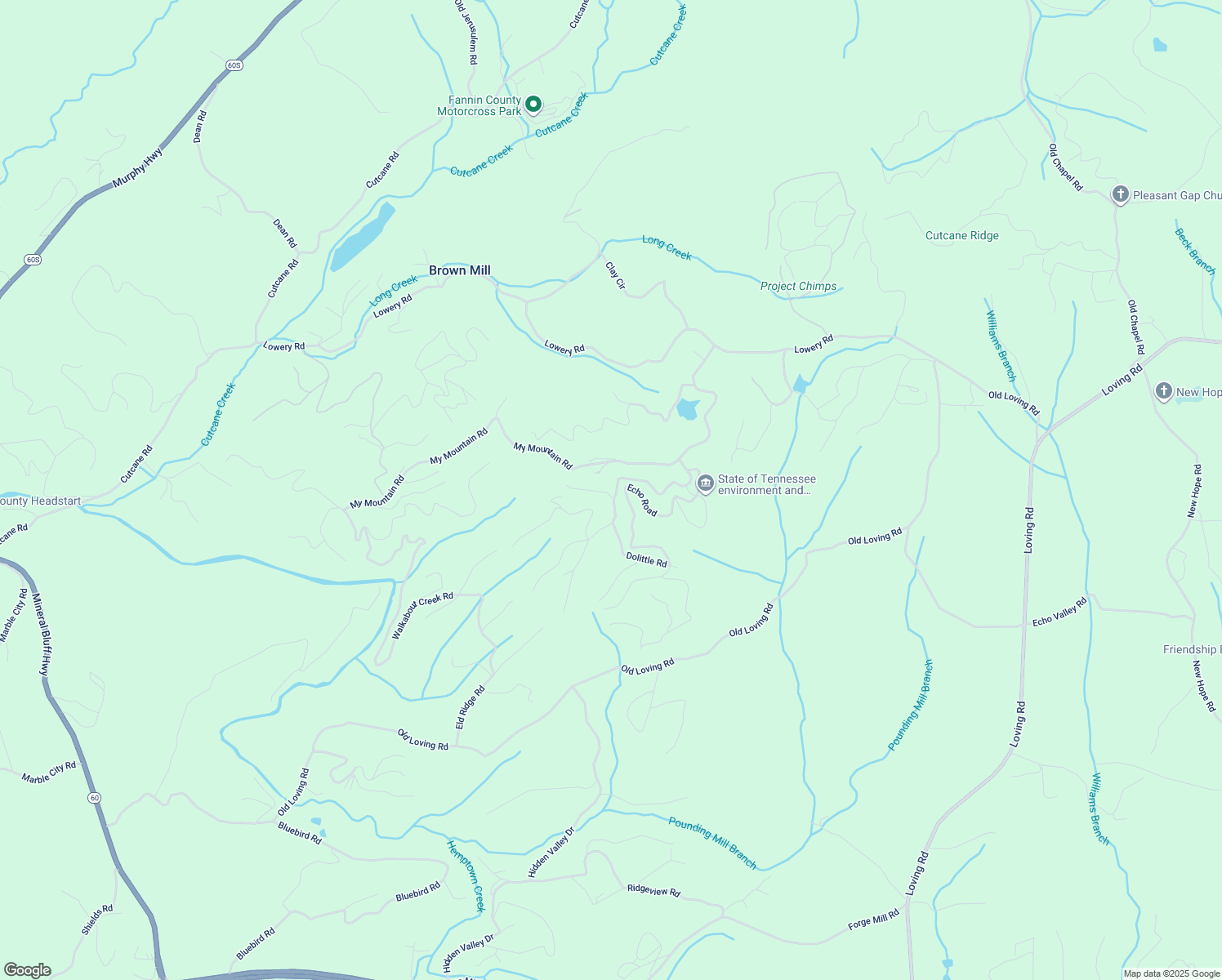map of restaurants, bars, coffee shops, grocery stores, and more near 394 Blue Ridge Trails in Morganton