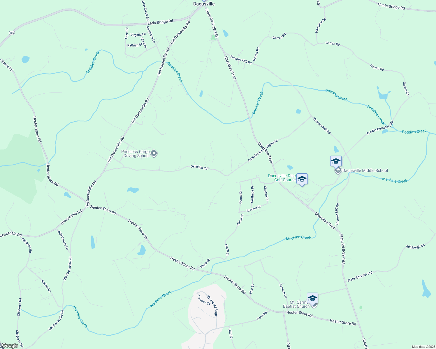 map of restaurants, bars, coffee shops, grocery stores, and more near 211 Oshields Road in Easley