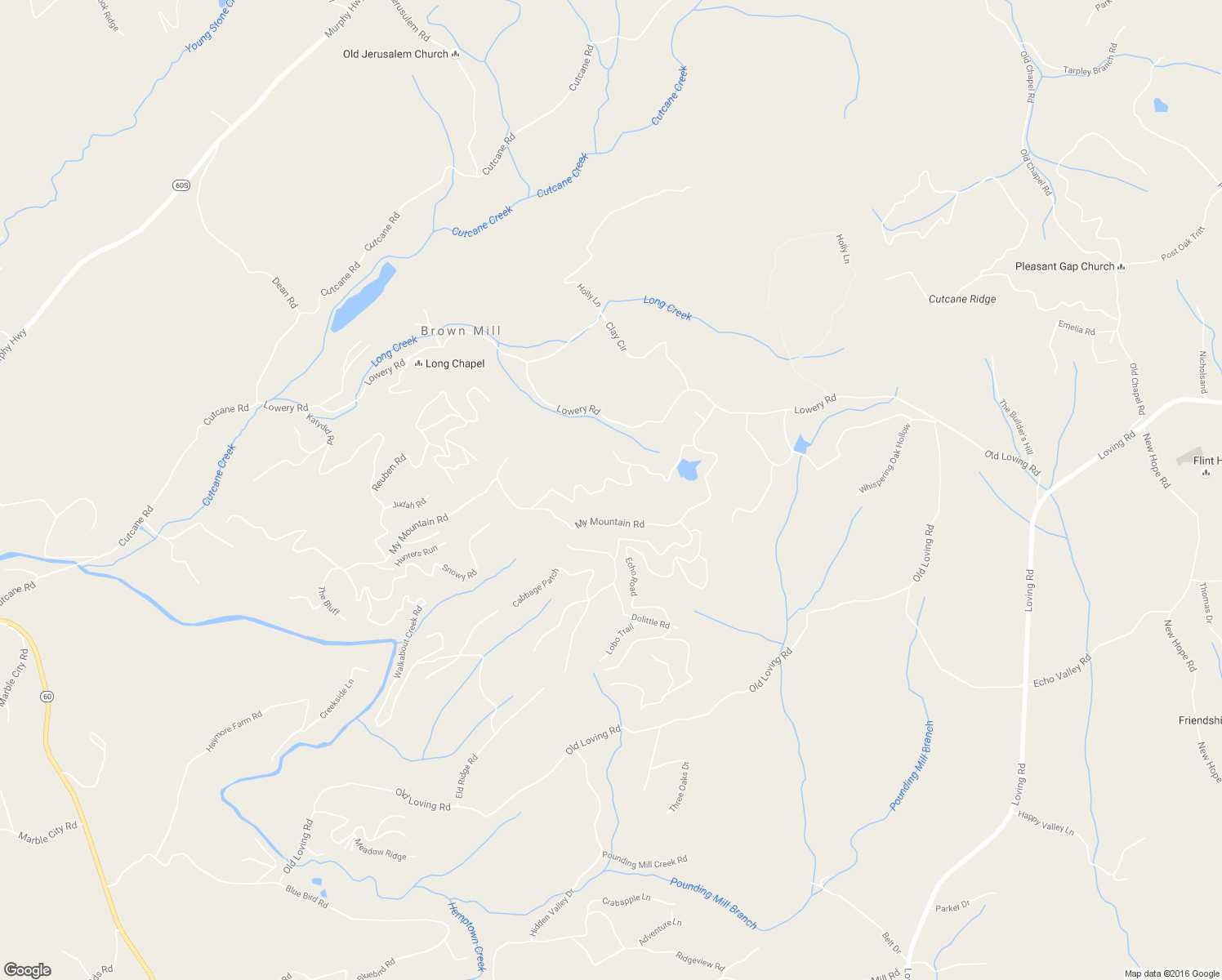 map of restaurants, bars, coffee shops, grocery stores, and more near 427 Turkey Trot Road in Morganton