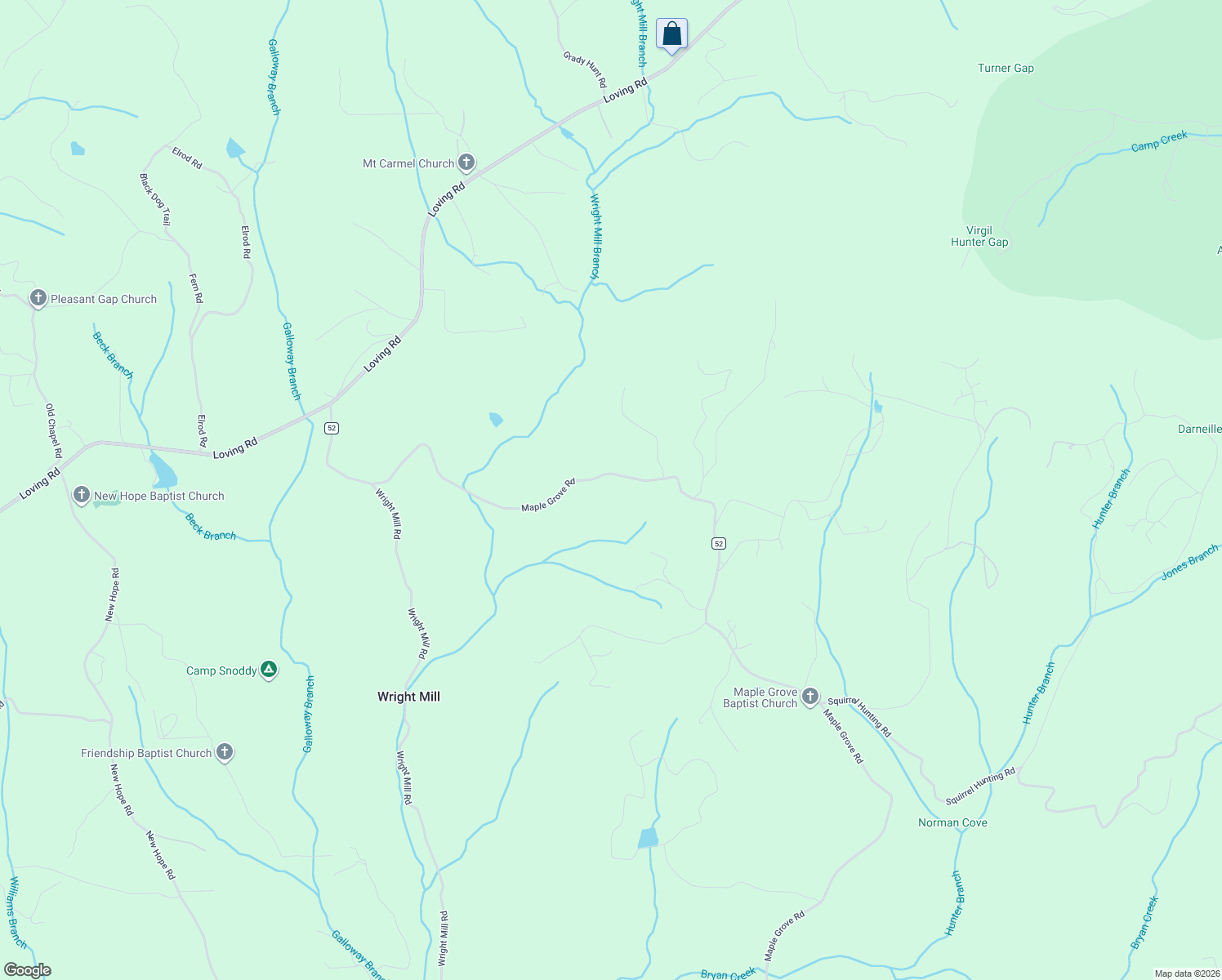 map of restaurants, bars, coffee shops, grocery stores, and more near 1262 Maple Grove Road in Morganton