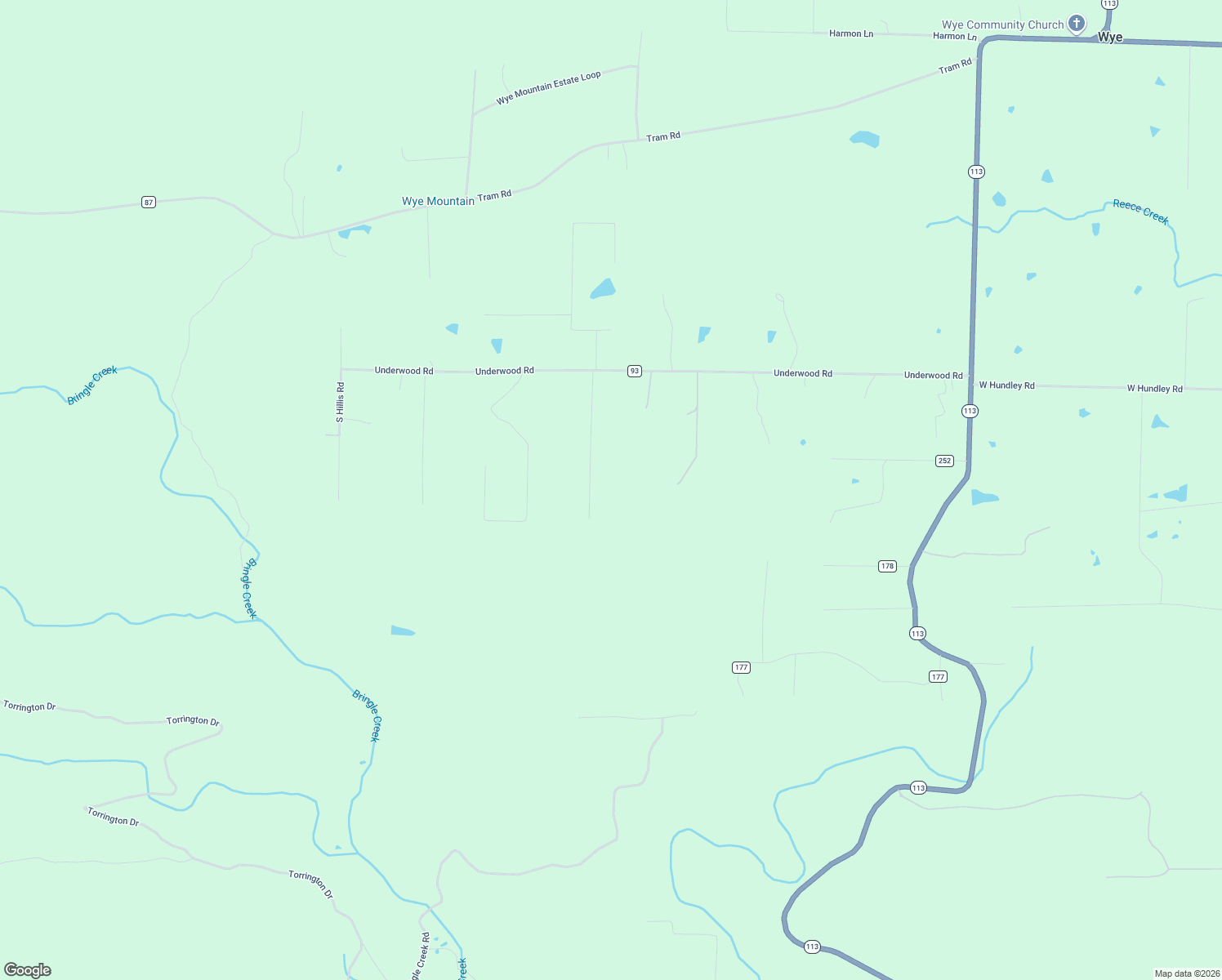 map of restaurants, bars, coffee shops, grocery stores, and more near 68 Twin Peaks Trail in Bigelow