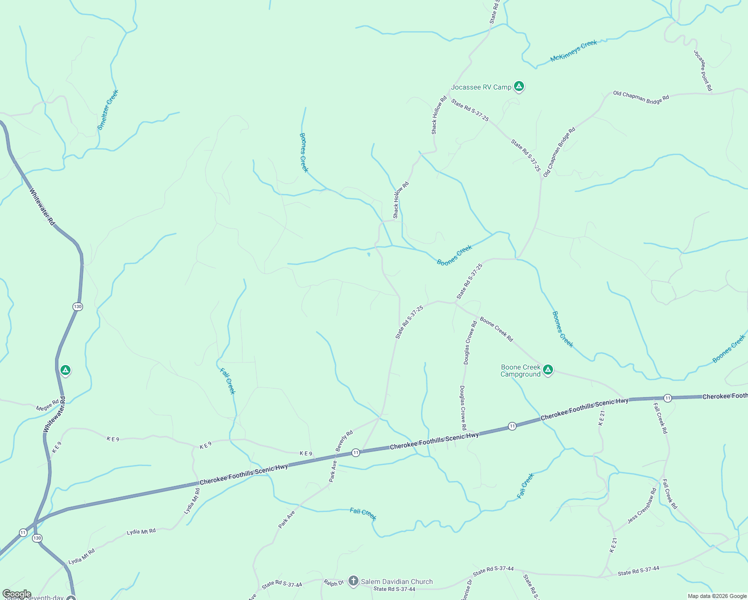 map of restaurants, bars, coffee shops, grocery stores, and more near Pine Ridge Way in Oconee County