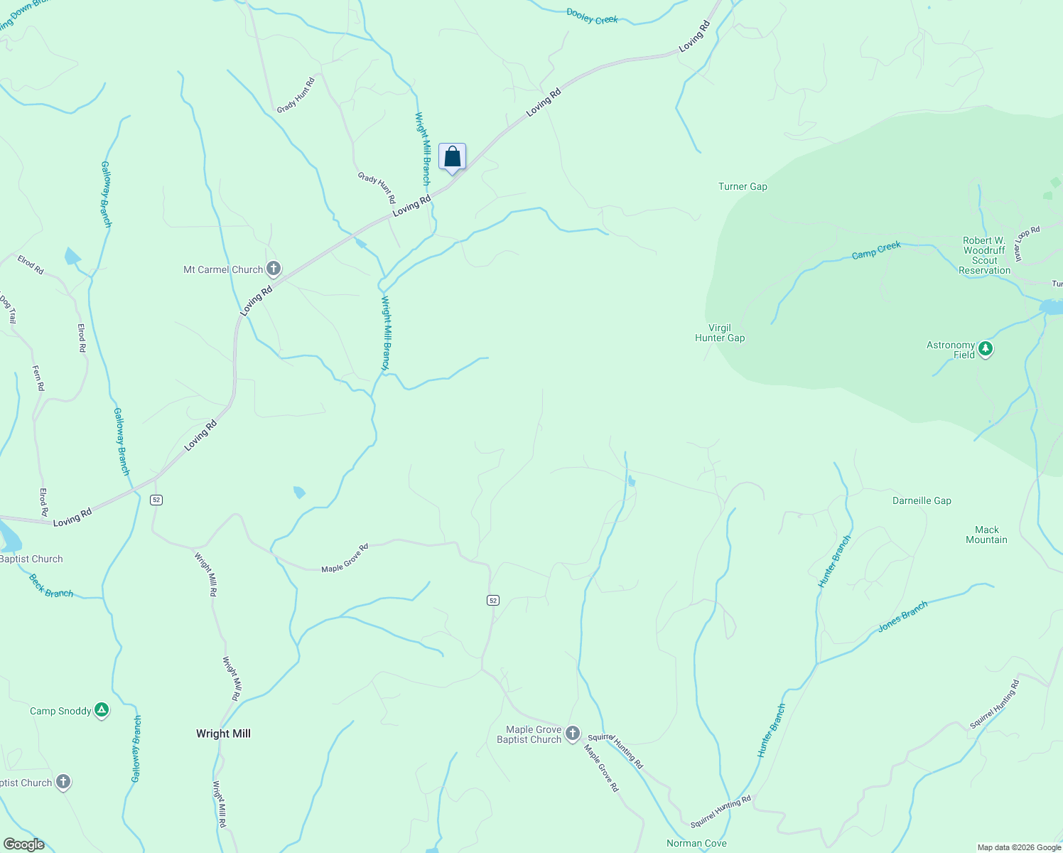 map of restaurants, bars, coffee shops, grocery stores, and more near 39 Joanna Court in Morganton