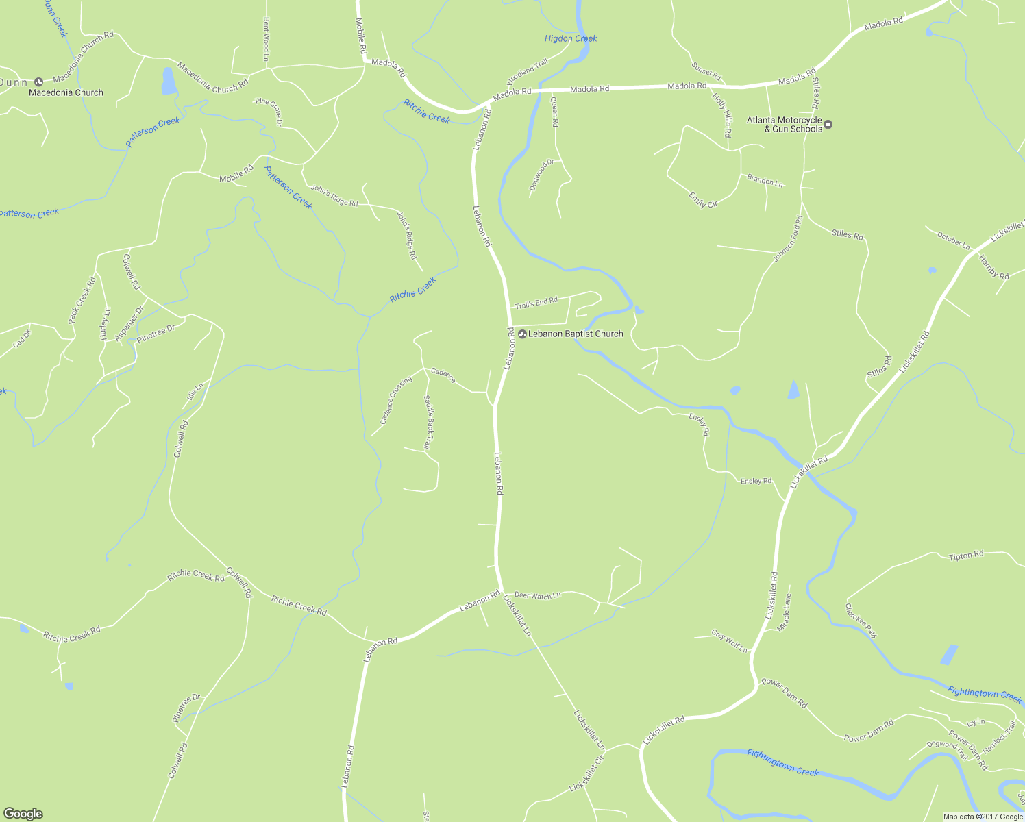 map of restaurants, bars, coffee shops, grocery stores, and more near in Fannin County