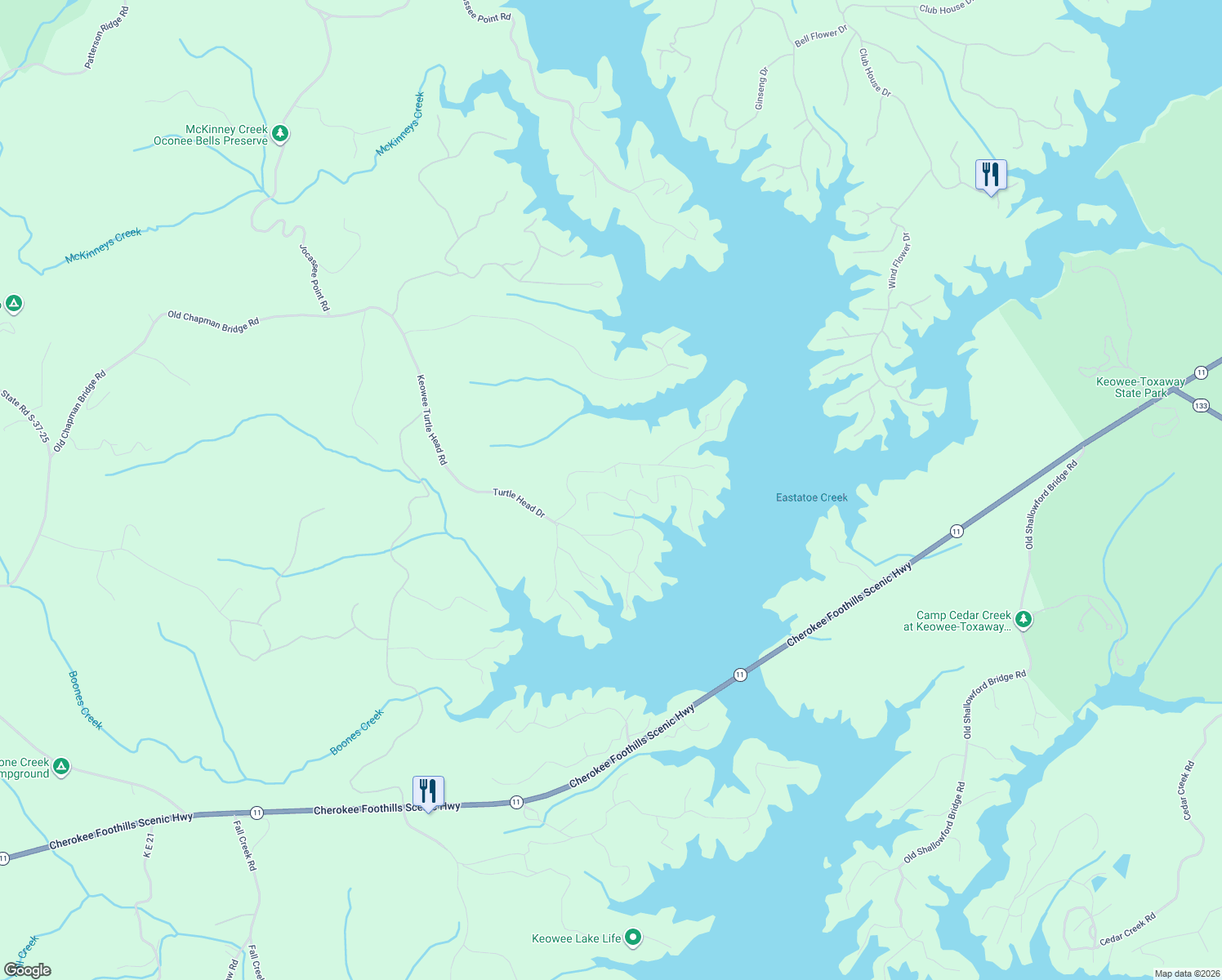 map of restaurants, bars, coffee shops, grocery stores, and more near 804 Inland Trail in Salem