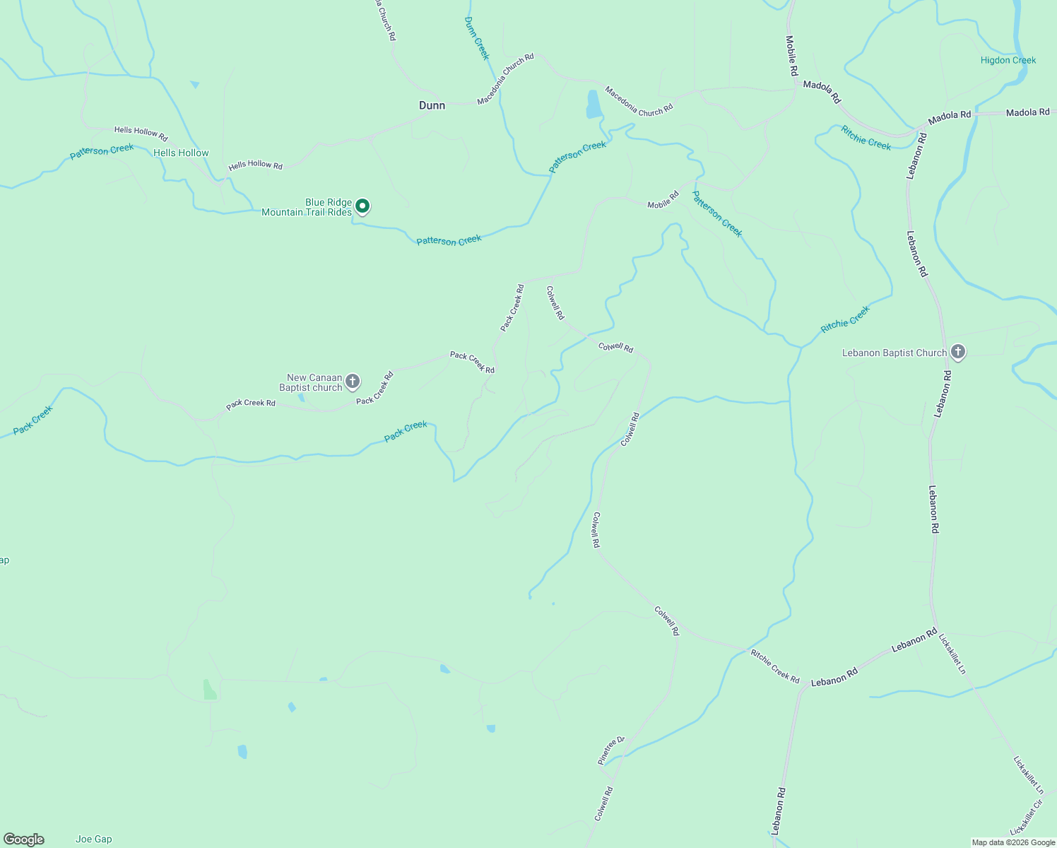 map of restaurants, bars, coffee shops, grocery stores, and more near 714 Mill Stone Mountain Lane in Blue Ridge