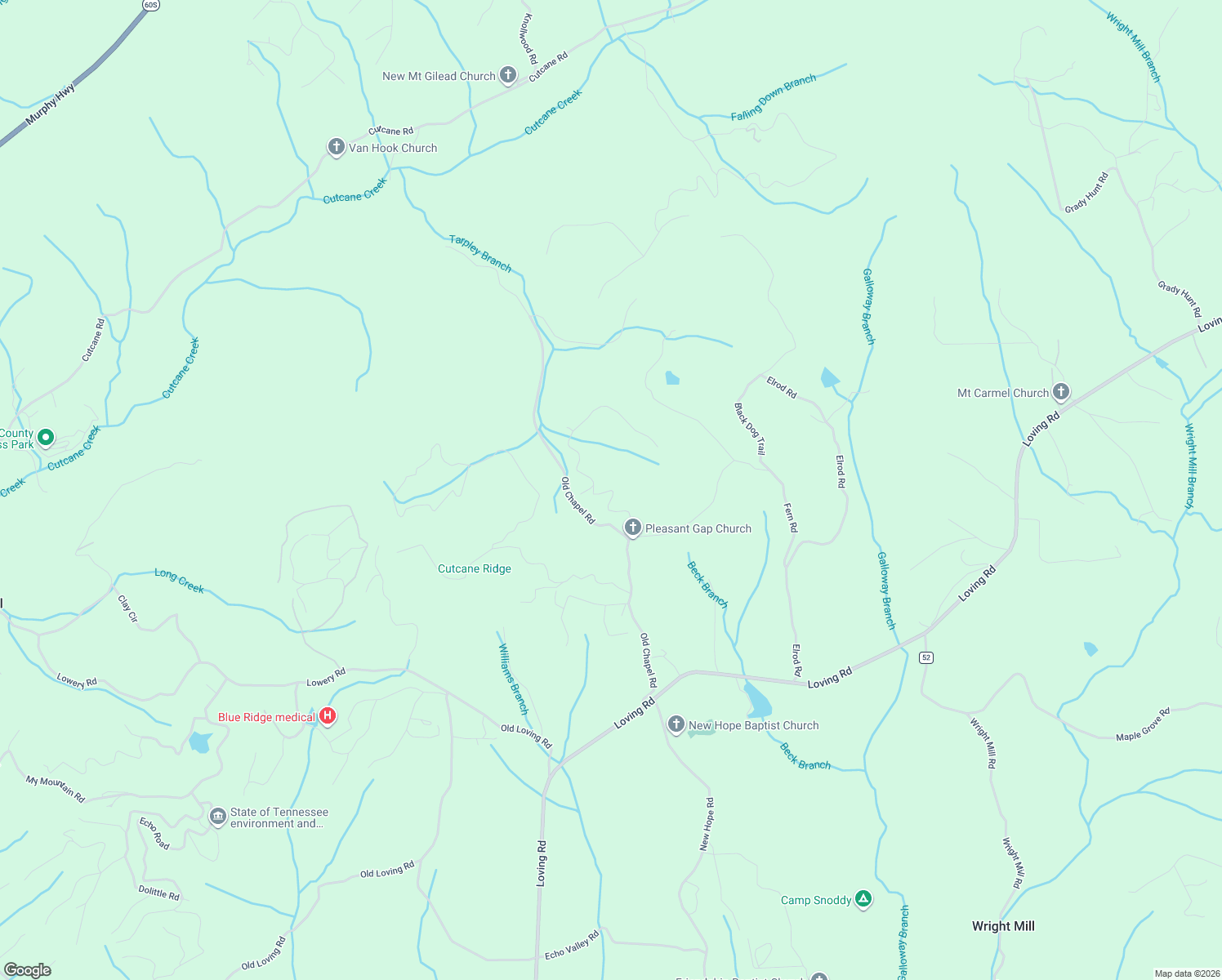 map of restaurants, bars, coffee shops, grocery stores, and more near Hooch Holler Lane in Morganton