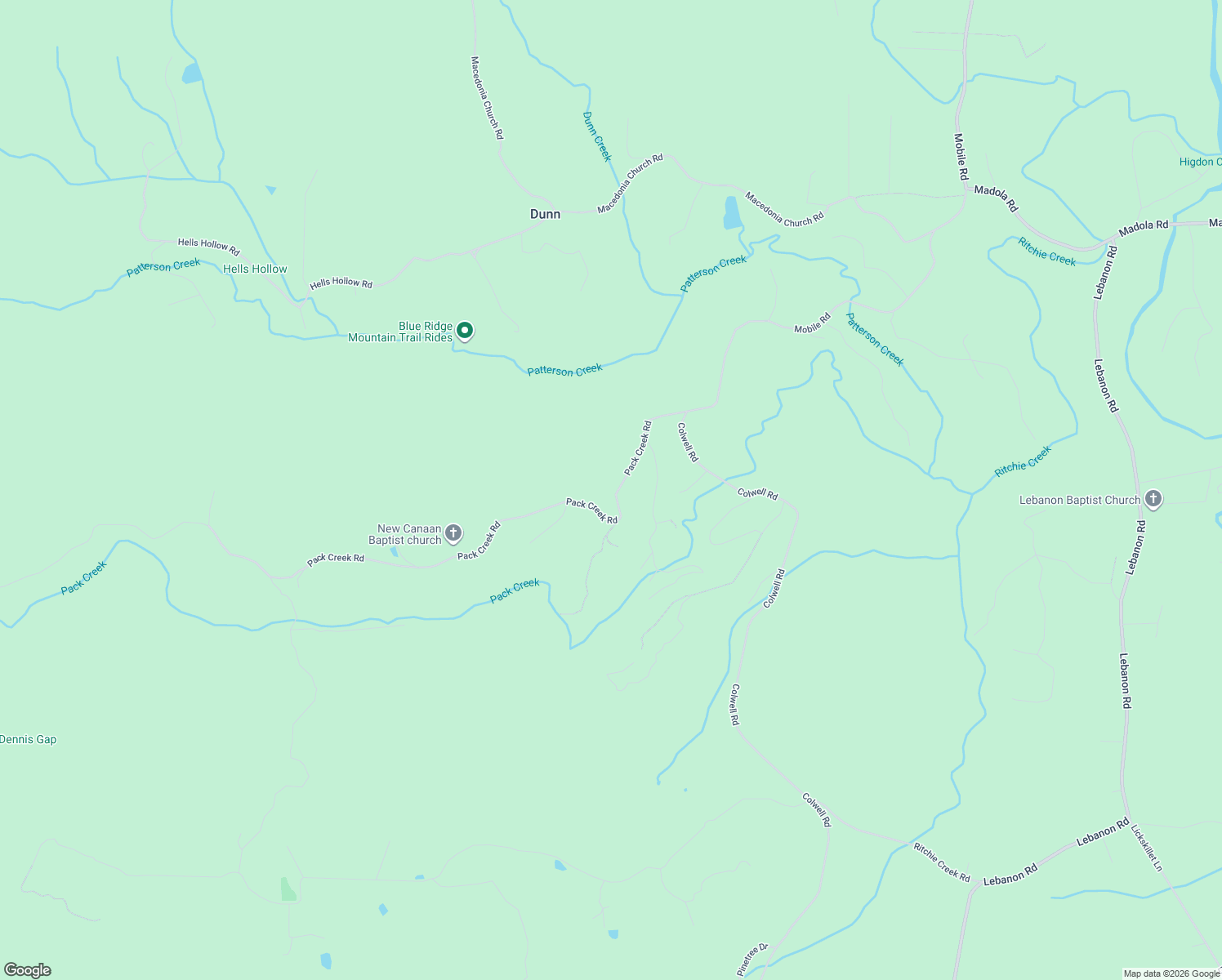 map of restaurants, bars, coffee shops, grocery stores, and more near 376 Pack Creek Road in Blue Ridge