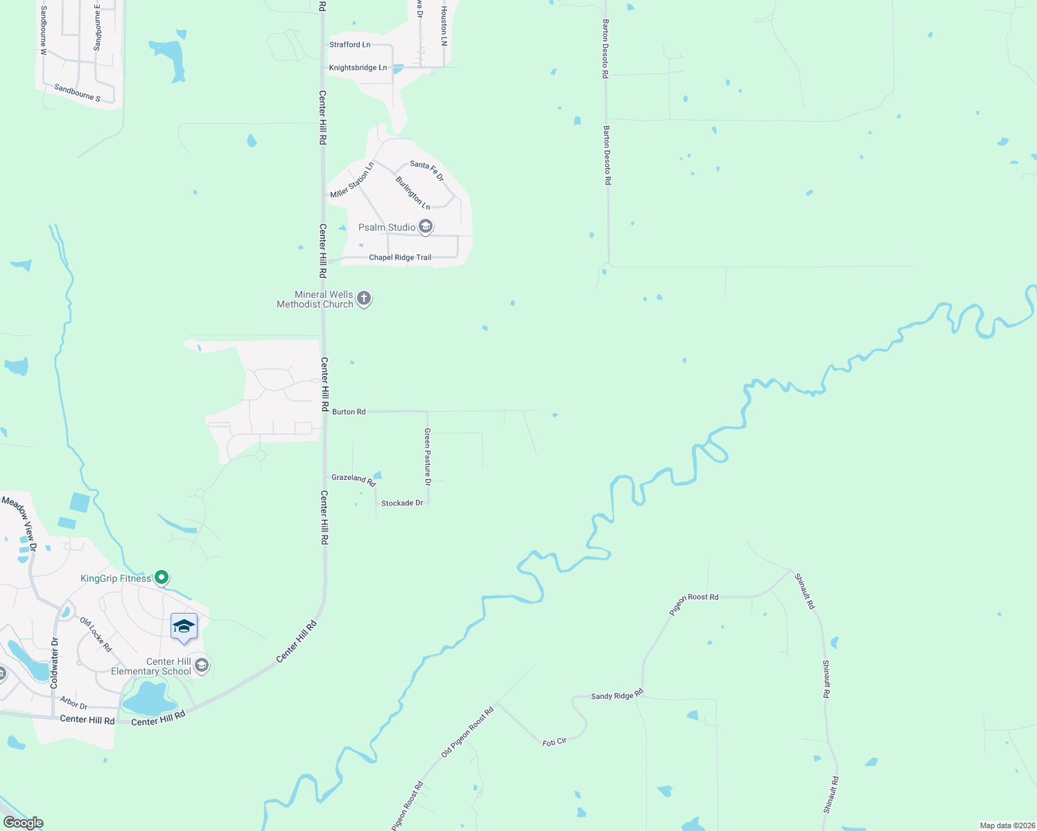 map of restaurants, bars, coffee shops, grocery stores, and more near 14679 Burton Road in Olive Branch