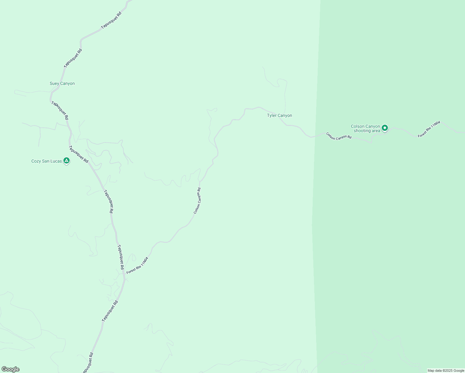 map of restaurants, bars, coffee shops, grocery stores, and more near 2850 Colson Canyon Road in Santa Maria
