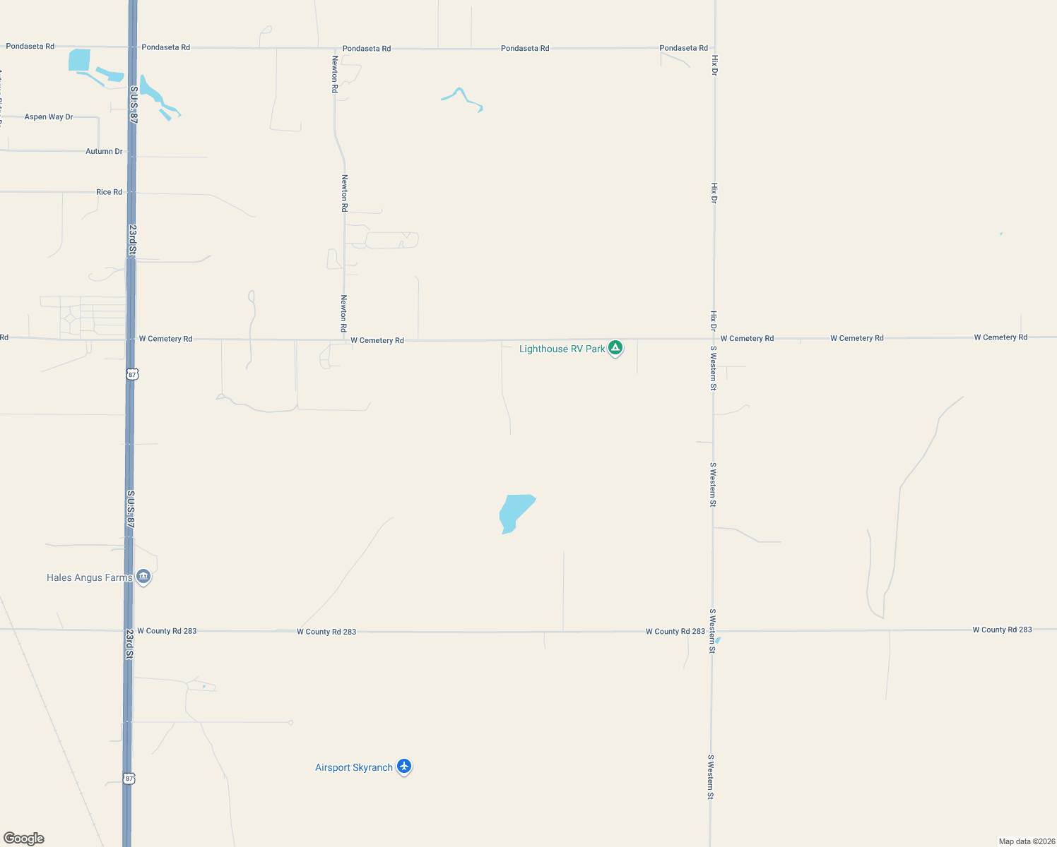 map of restaurants, bars, coffee shops, grocery stores, and more near 5401 West Cemetery Road in Canyon