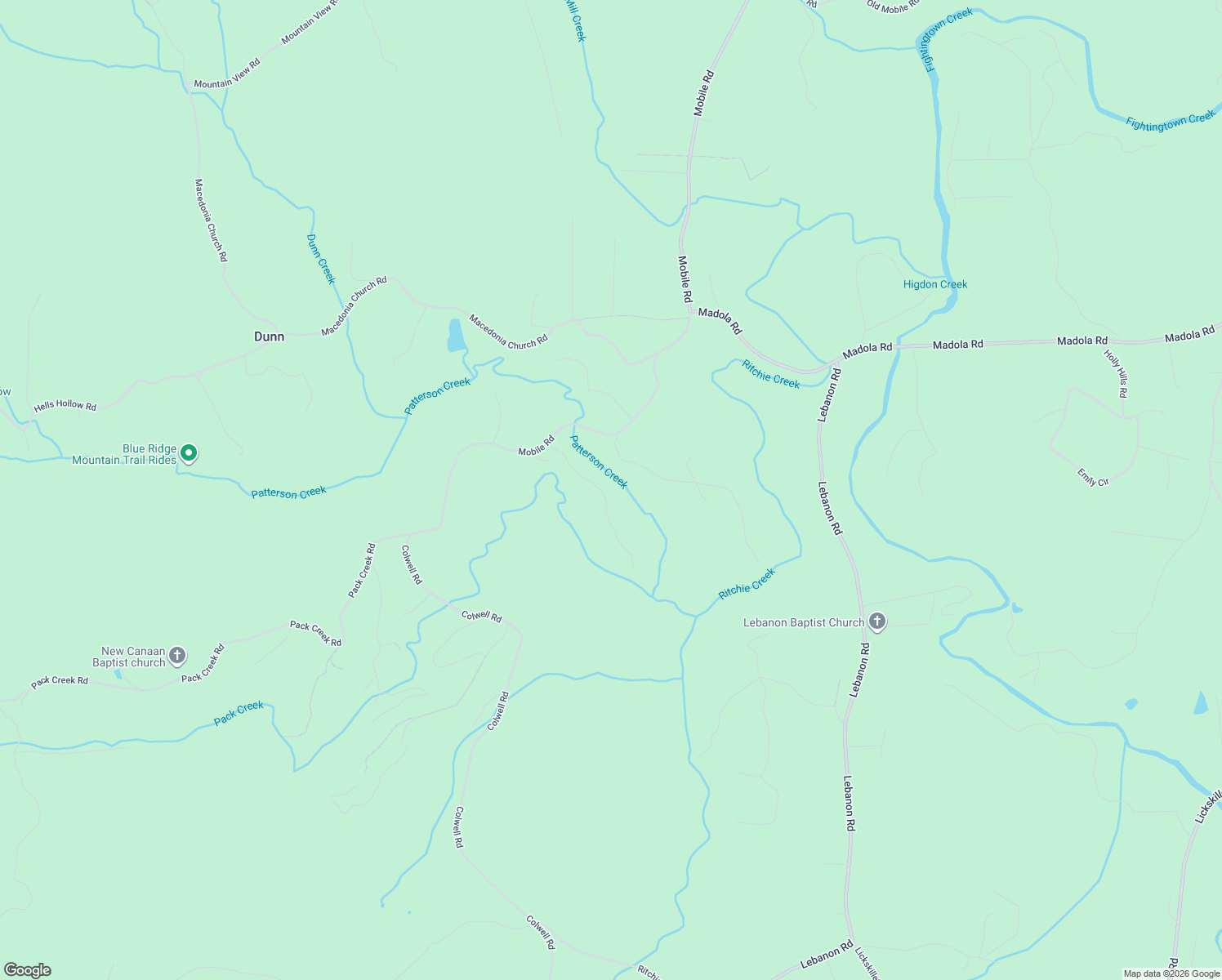 map of restaurants, bars, coffee shops, grocery stores, and more near 271 Twin Creeks in Blue Ridge