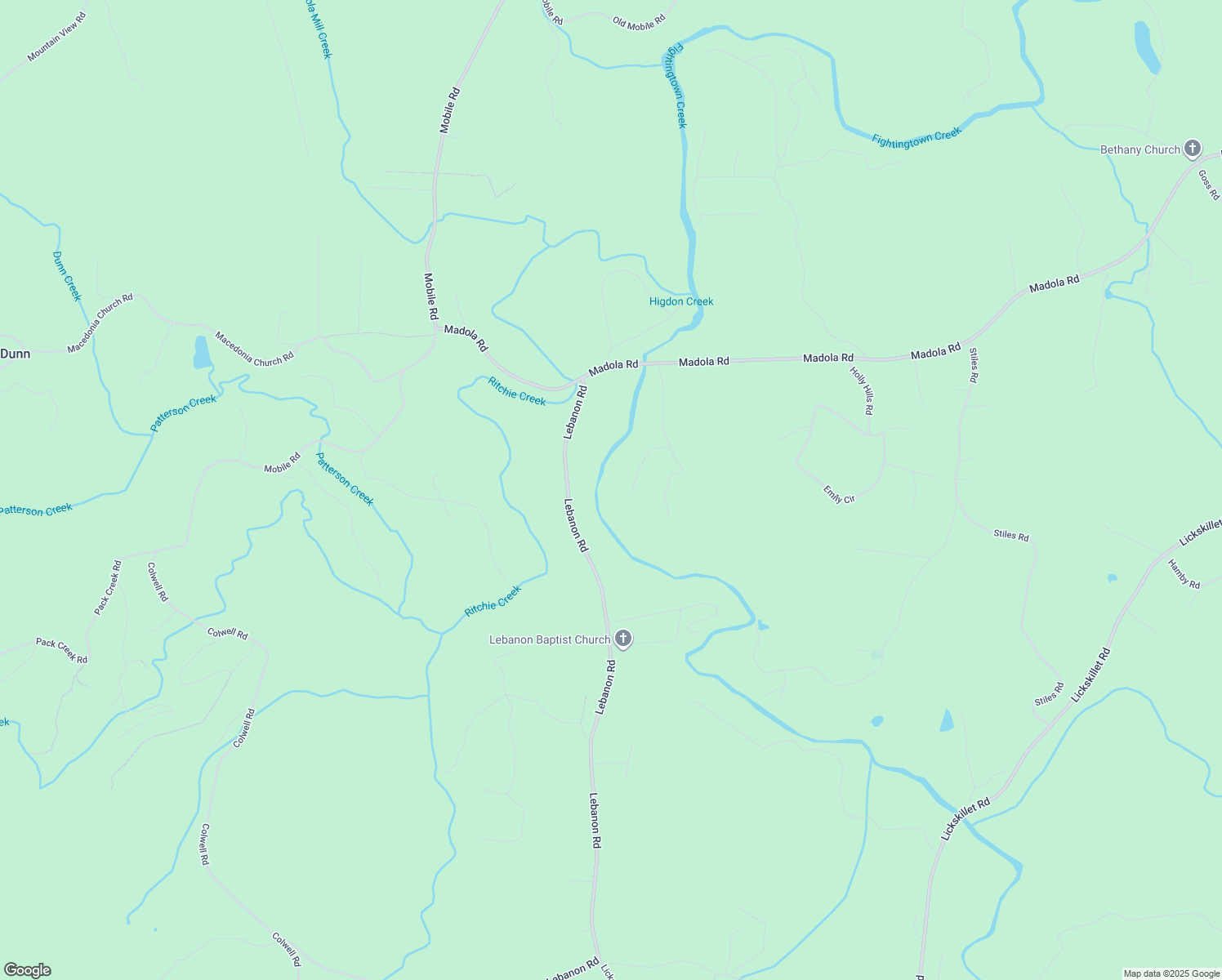 map of restaurants, bars, coffee shops, grocery stores, and more near 202 Dogwood Drive in Epworth