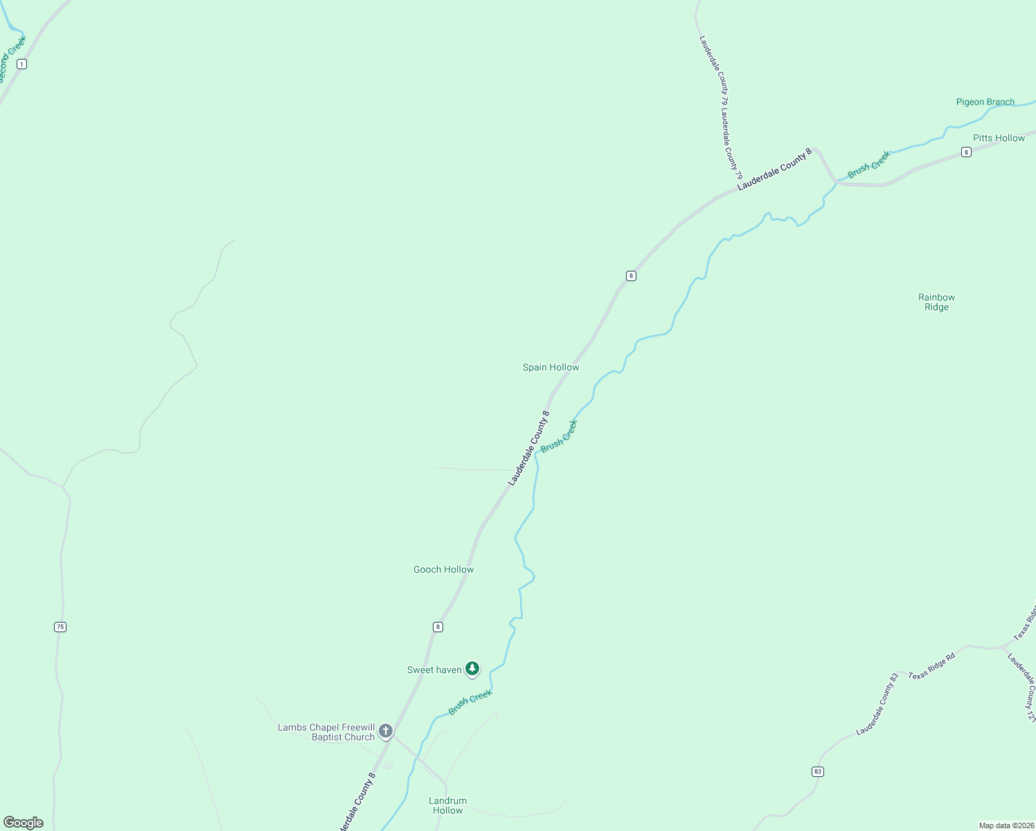 map of restaurants, bars, coffee shops, grocery stores, and more near 2811 County Road 8 in Waterloo
