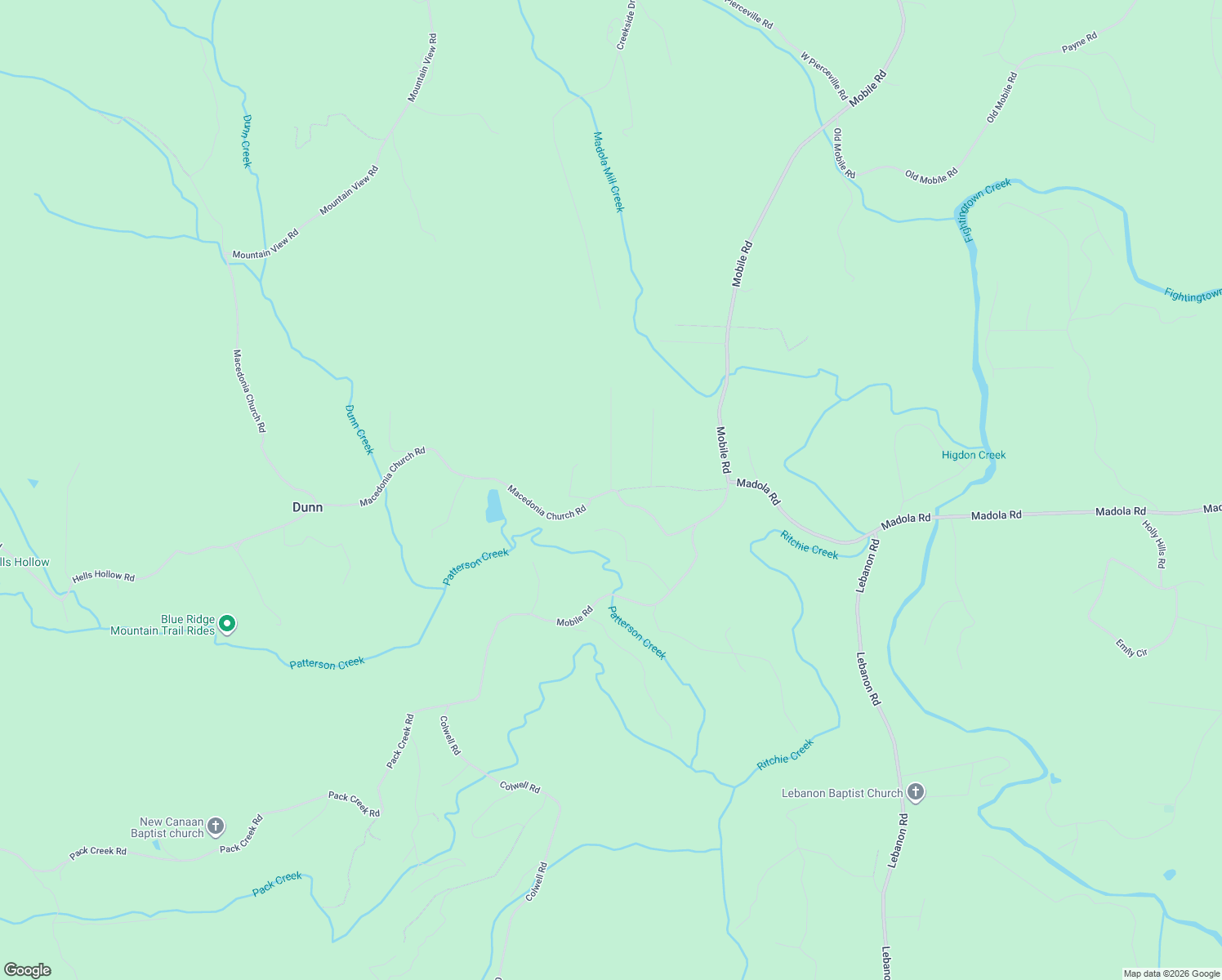 map of restaurants, bars, coffee shops, grocery stores, and more near 353 Macedonia Church Road in Blue Ridge