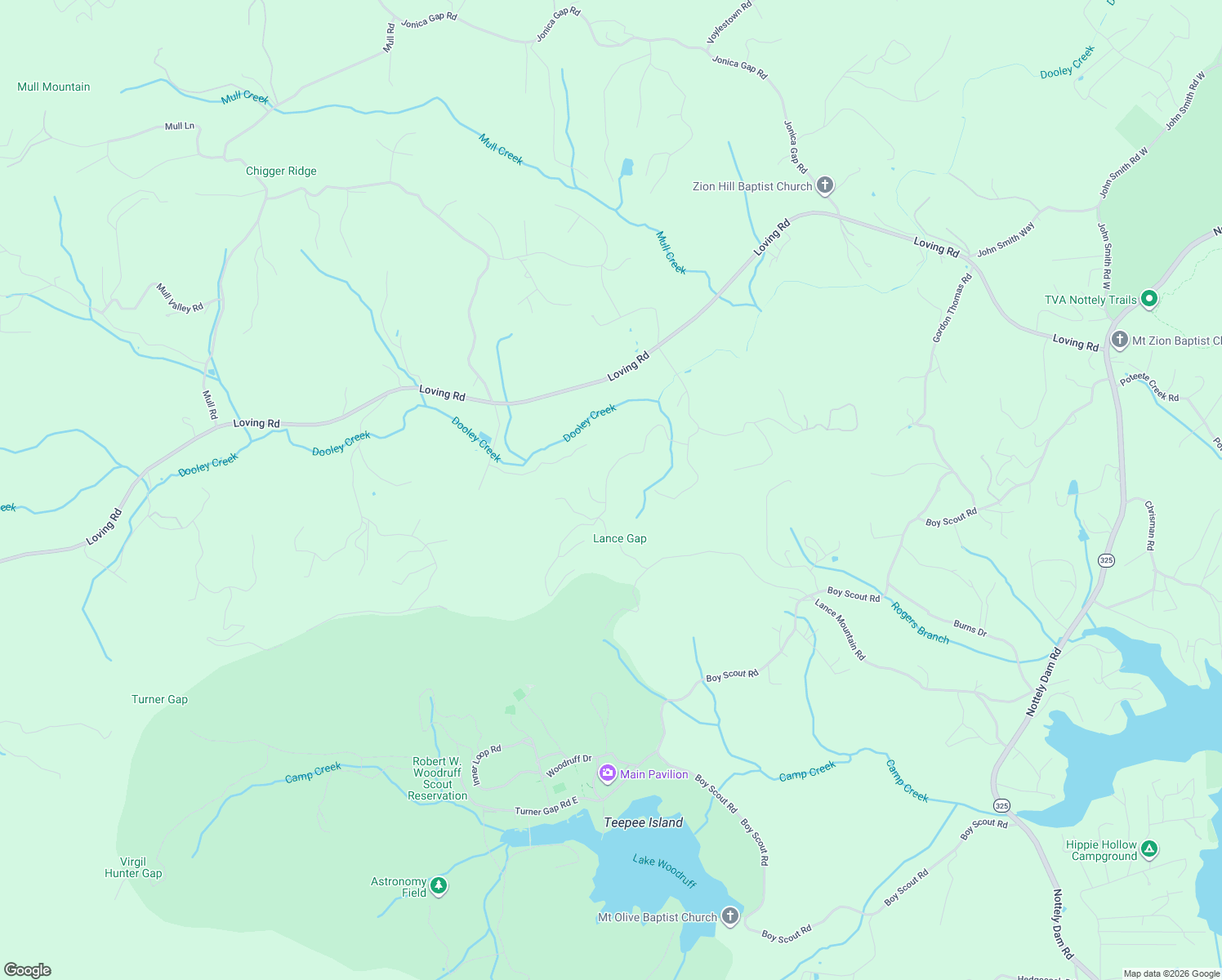 map of restaurants, bars, coffee shops, grocery stores, and more near 401 High Country Lane in Morganton