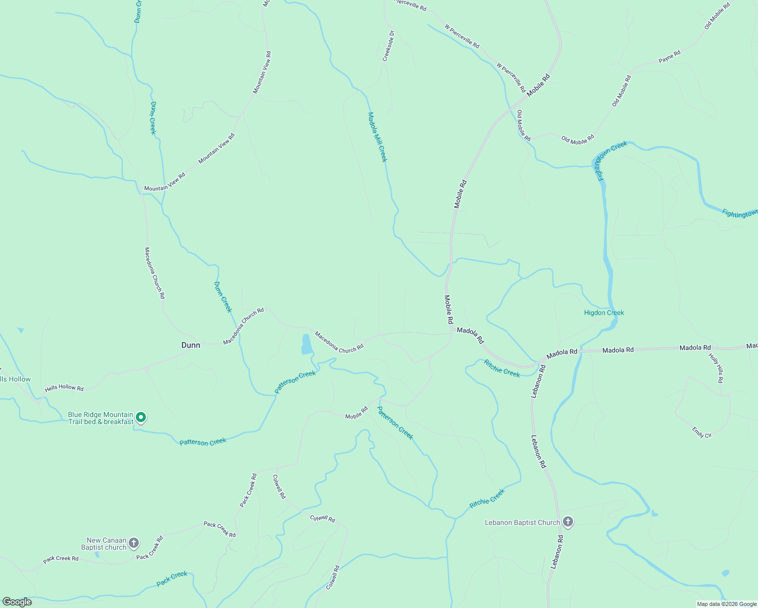 map of restaurants, bars, coffee shops, grocery stores, and more near 236 Bent Wood Lane in McCaysville
