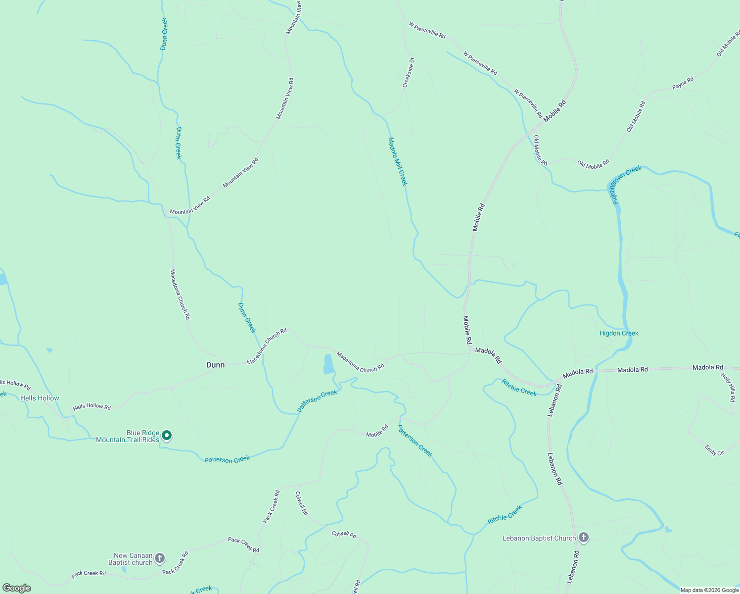 map of restaurants, bars, coffee shops, grocery stores, and more near 395 Mill Creek Acres in Blue Ridge